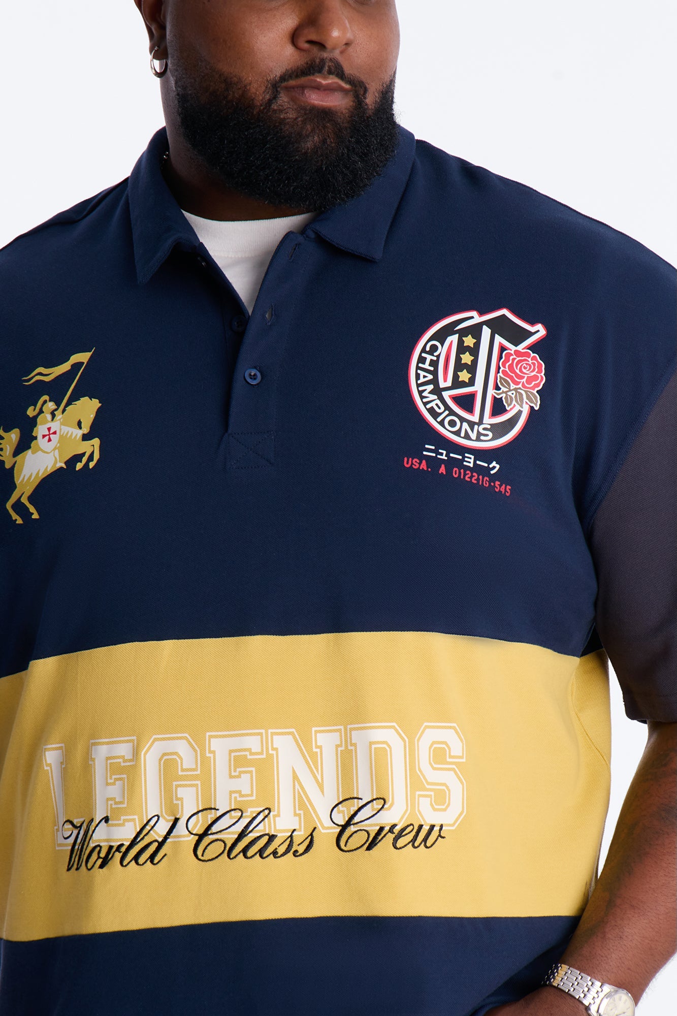 Legends World Class Polo Shirt - Navy