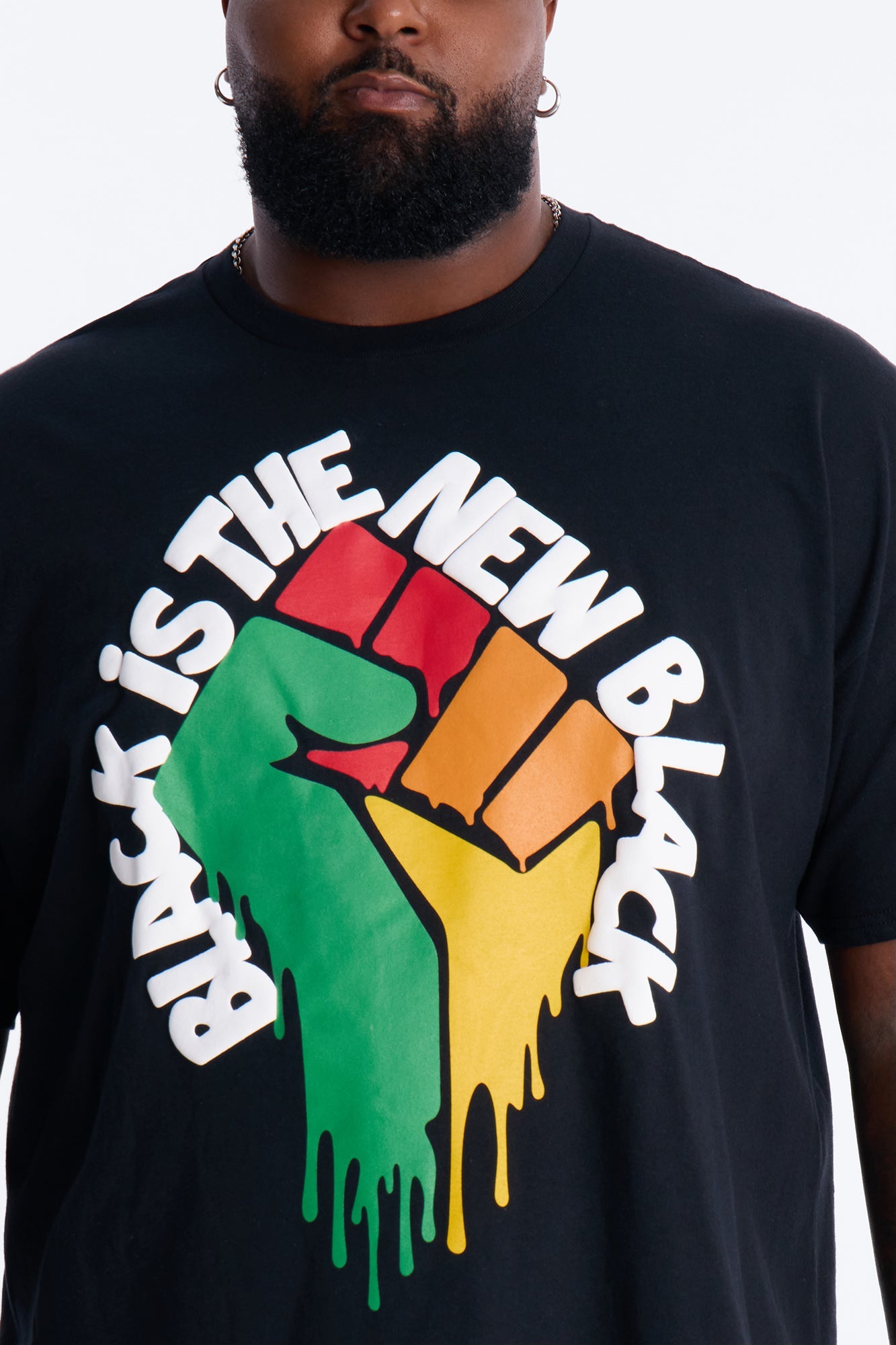 Black Is The New Black Oversized Short Sleeve Tee - Black
