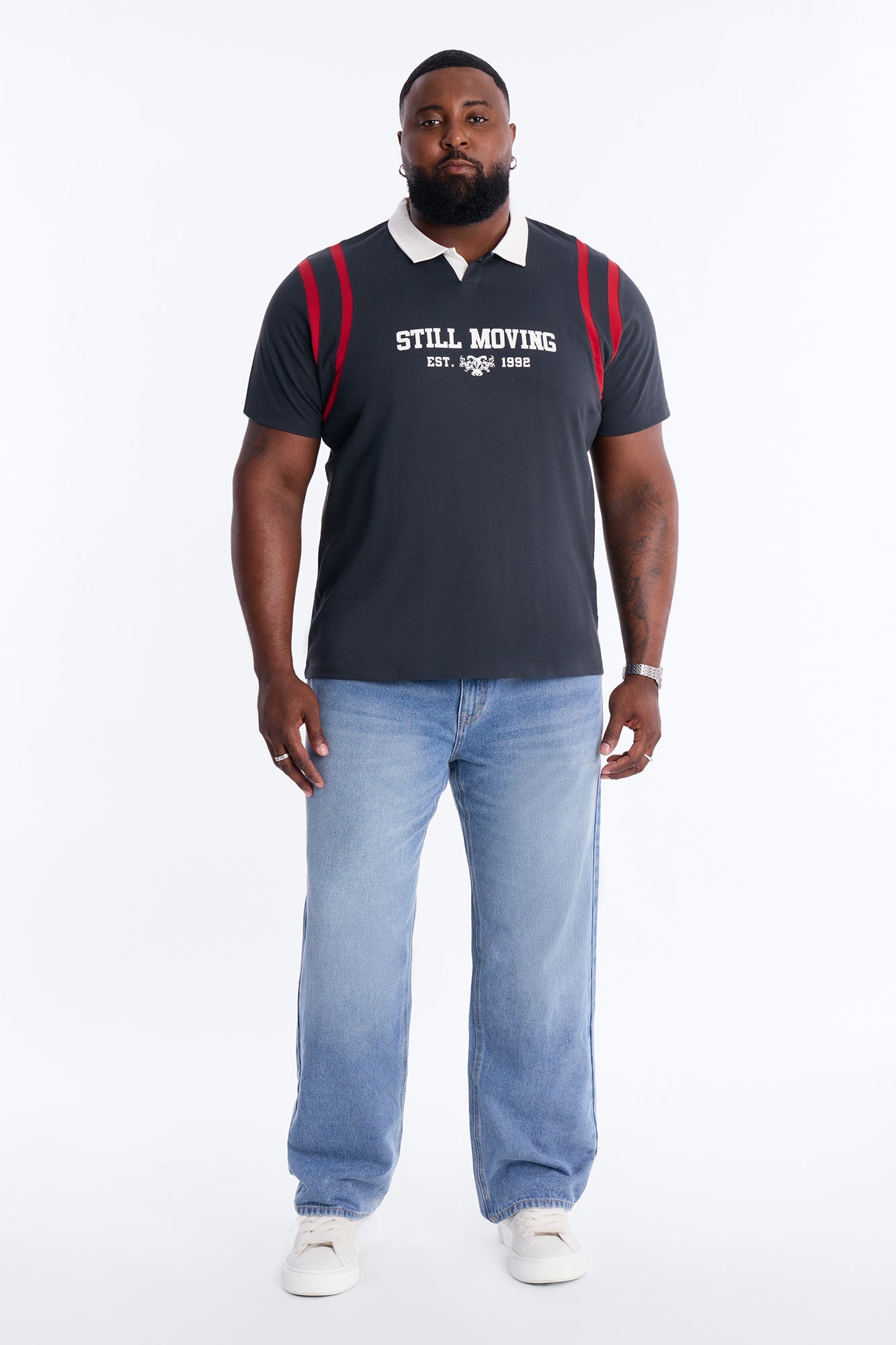 Essential Straight Rigid Jean - Medium Blue Wash