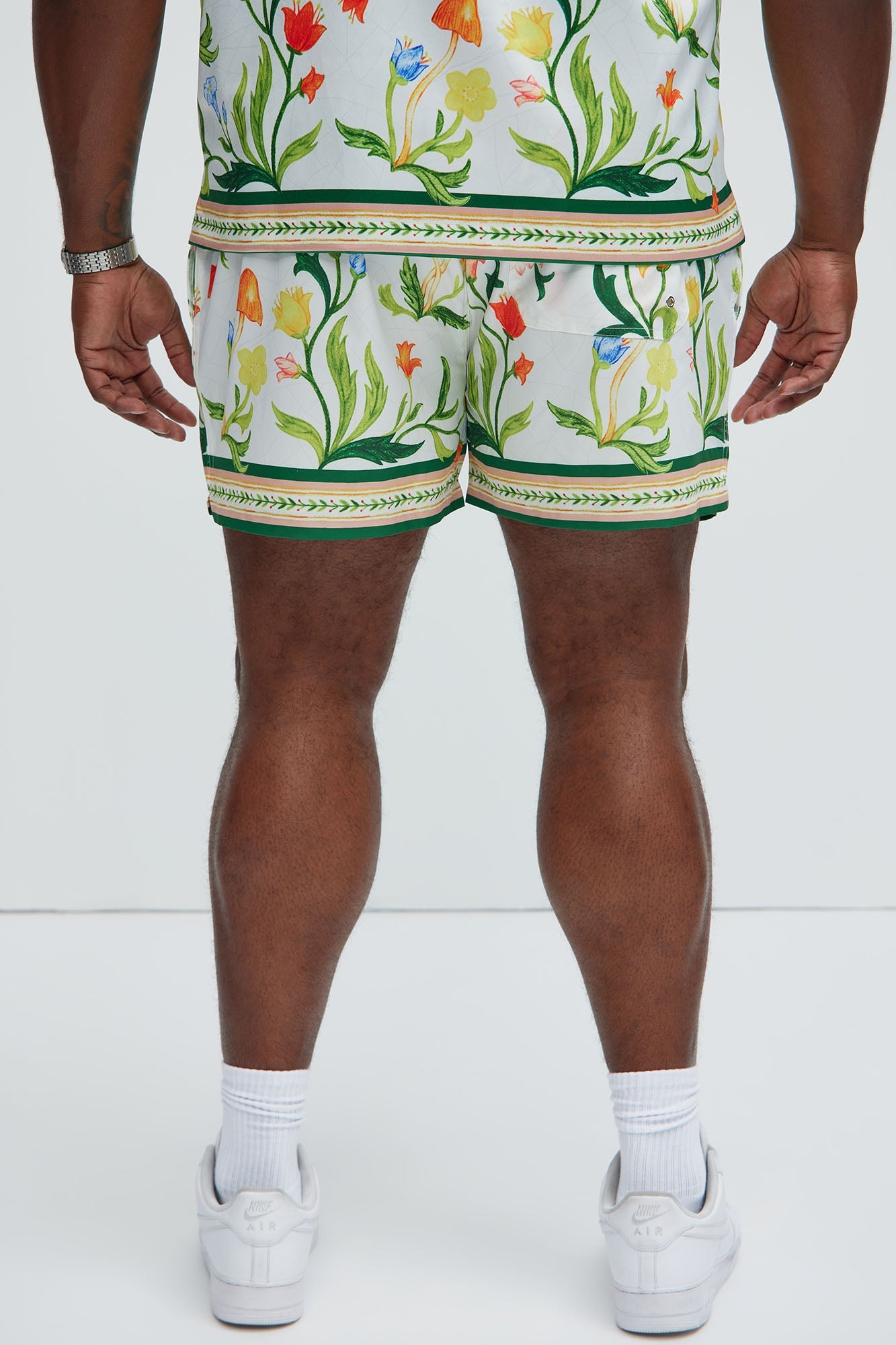 Deer Creek Swim Short Trunk - White/combo
