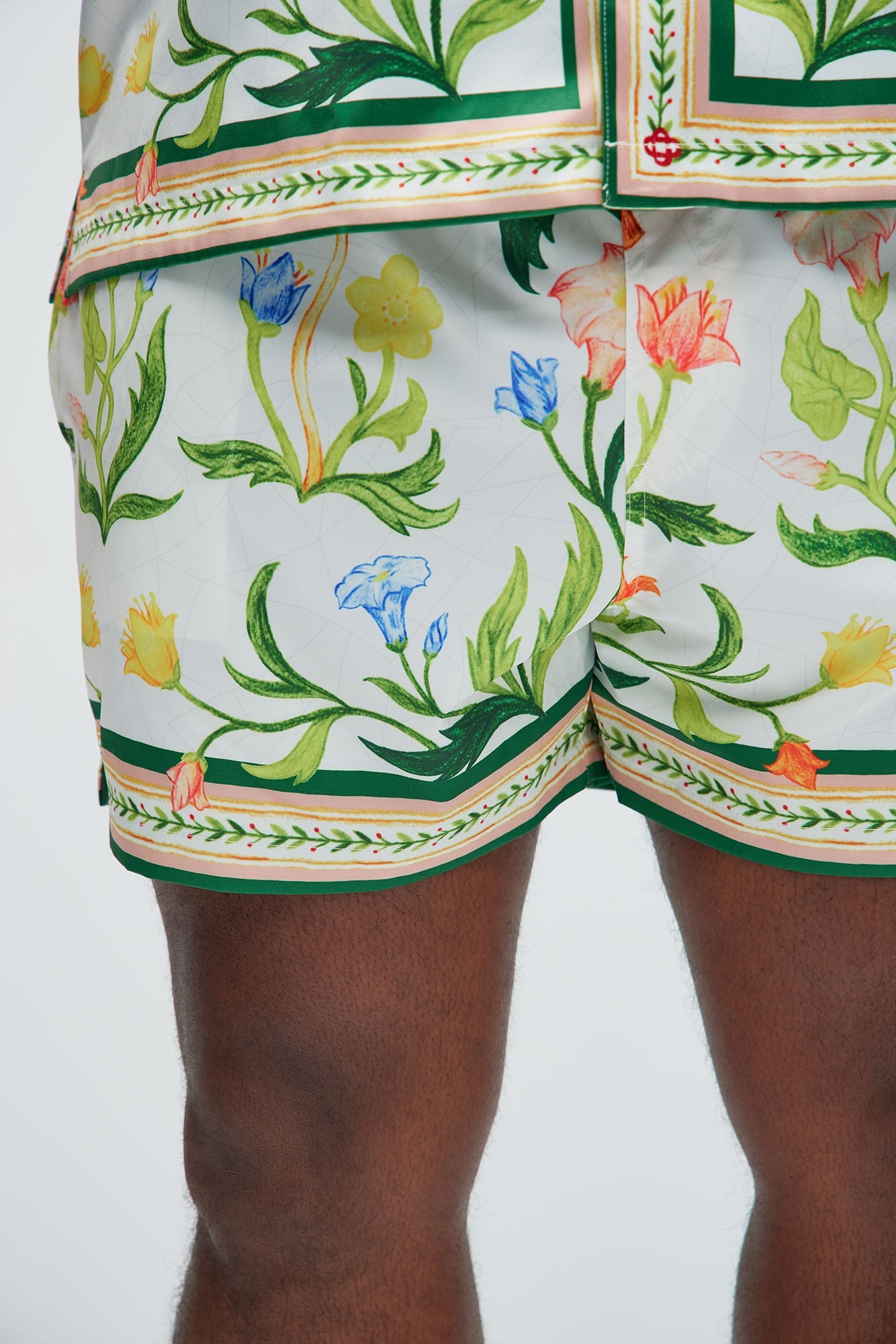 Deer Creek Swim Short Trunk - White/combo