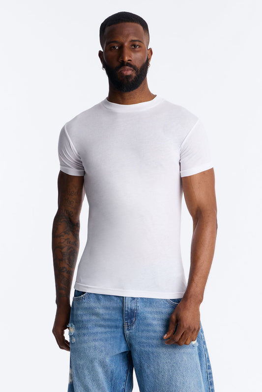Classic Muscle Fit Tee - White