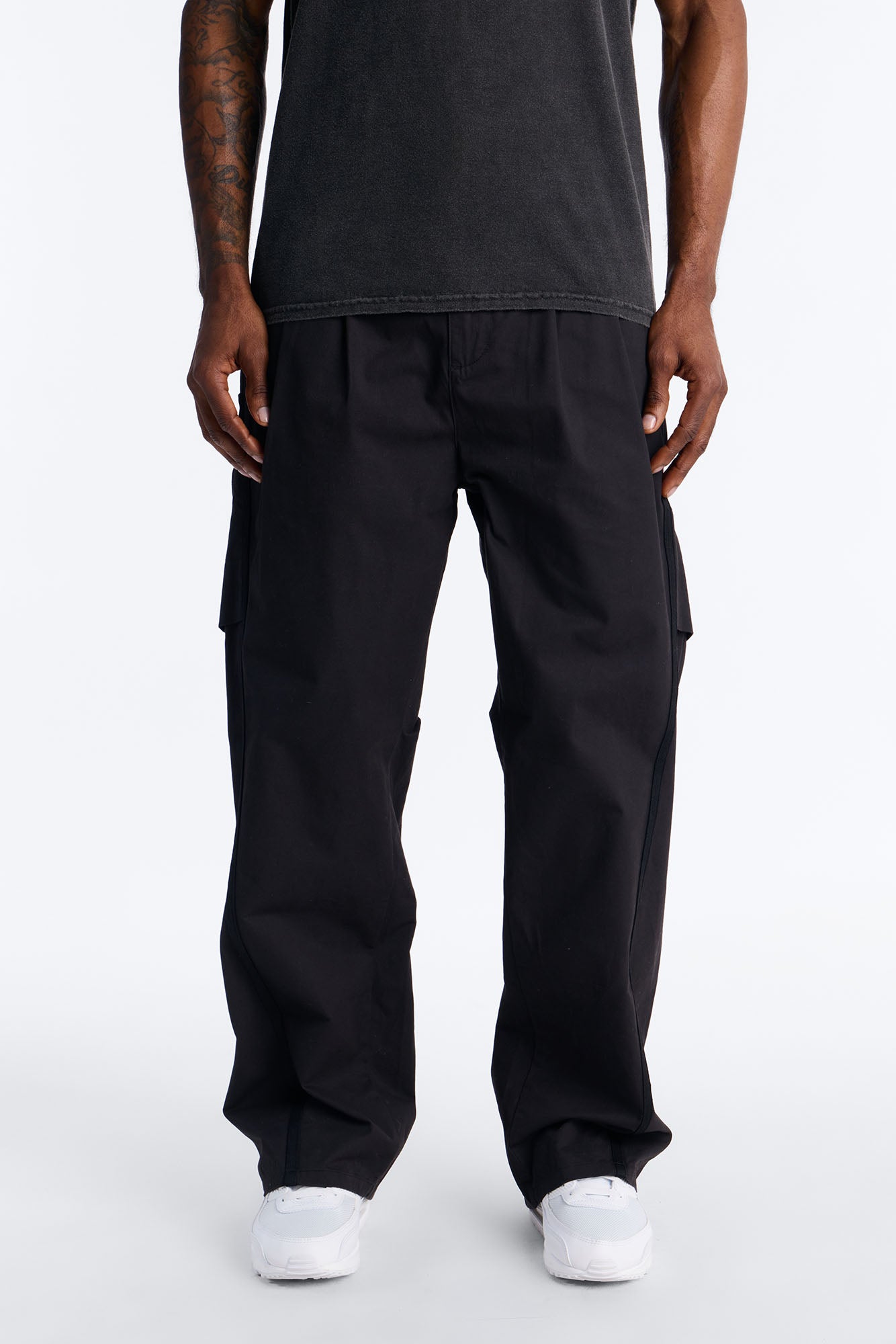 Barrel Accordion Pant - Black