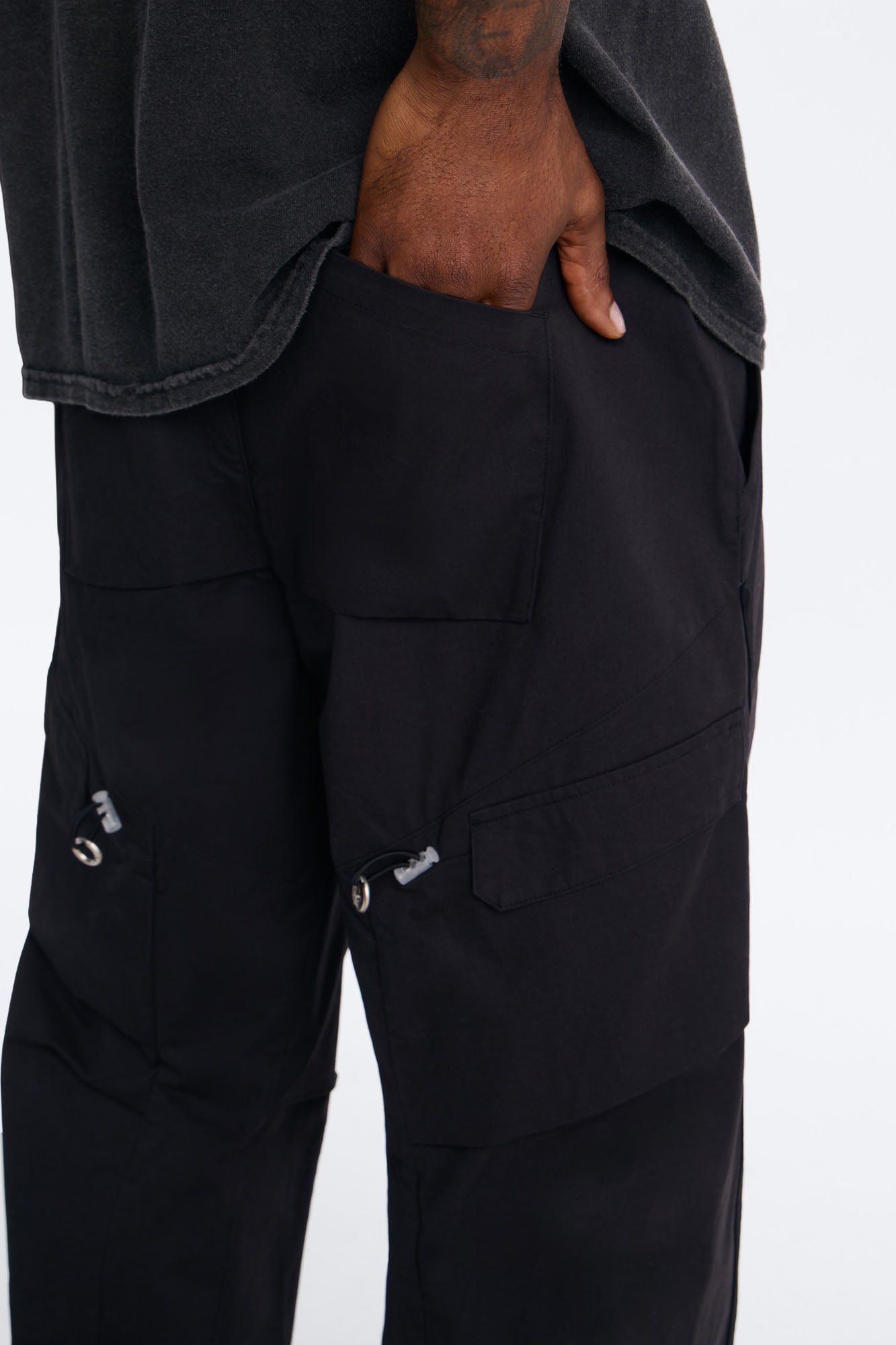 Barrel Accordion Pant - Black