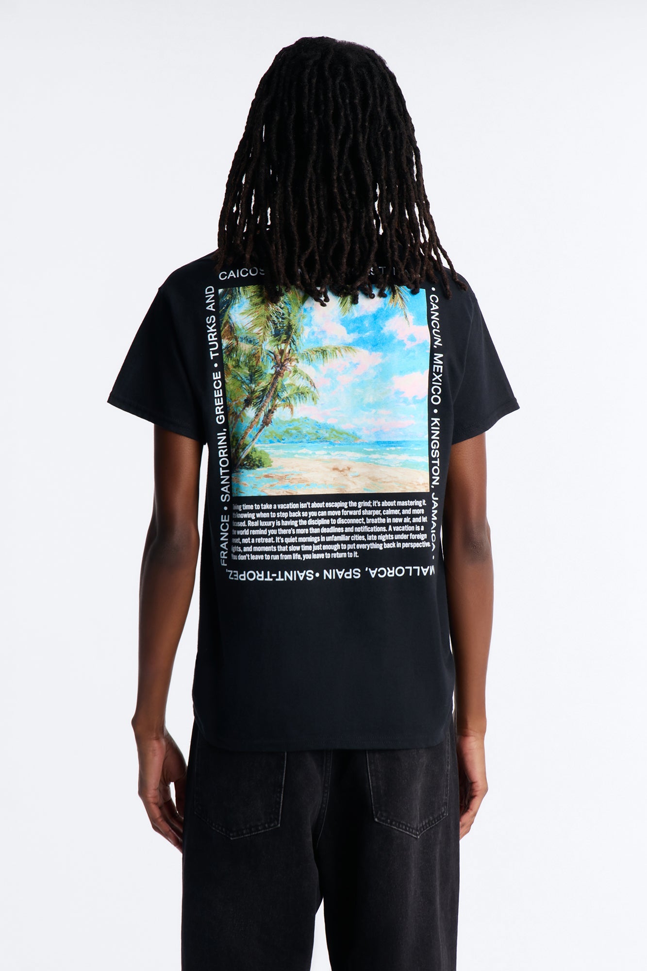 Forever Lost In Paradise Short Sleeve Tee - Black