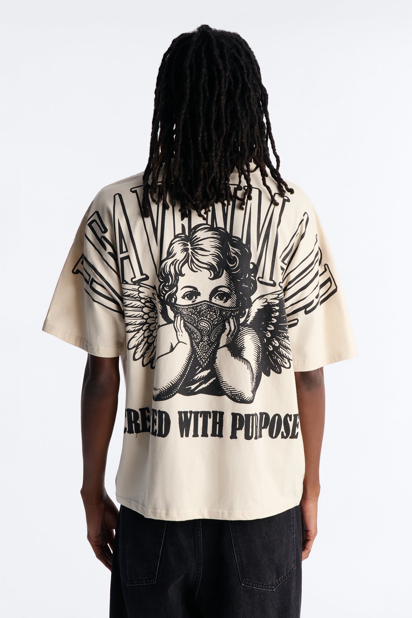 Heaven Made Heavy Weight Boxy Short Sleeve Tee - Off White