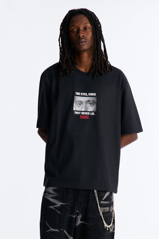 Scarface The Eyes Chico Short Sleeve Tee - Black