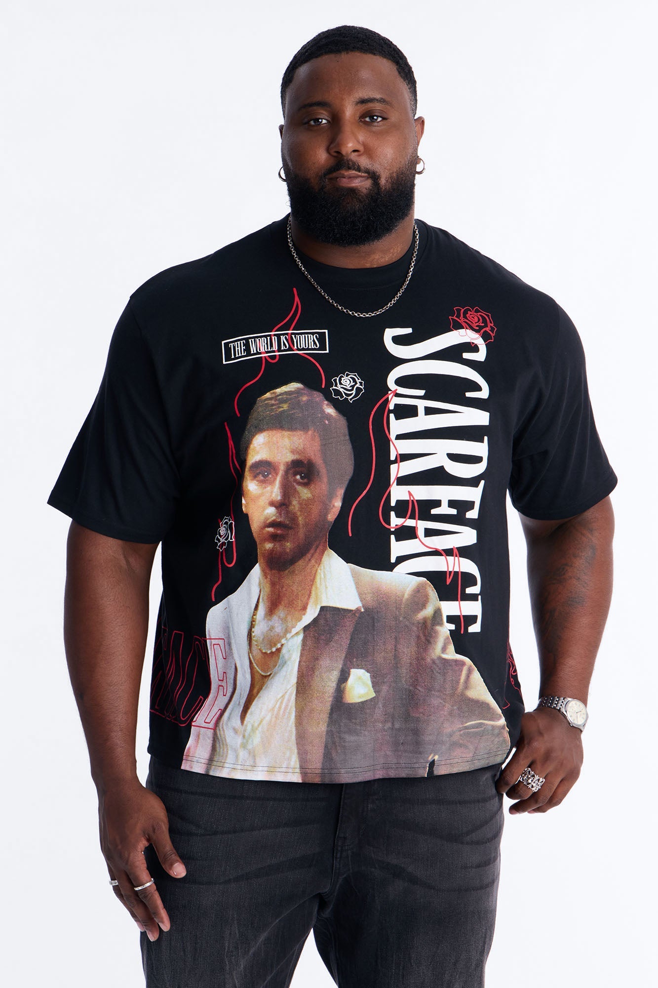 Scarface Always Tell The Truth Short Sleeve Tee - Black