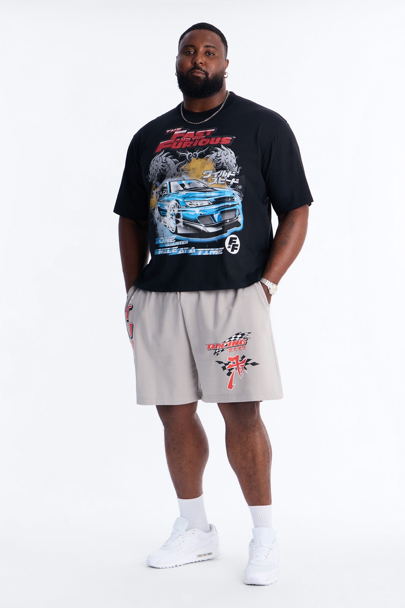 Tokyo Racing Team Sweatshorts - Grey