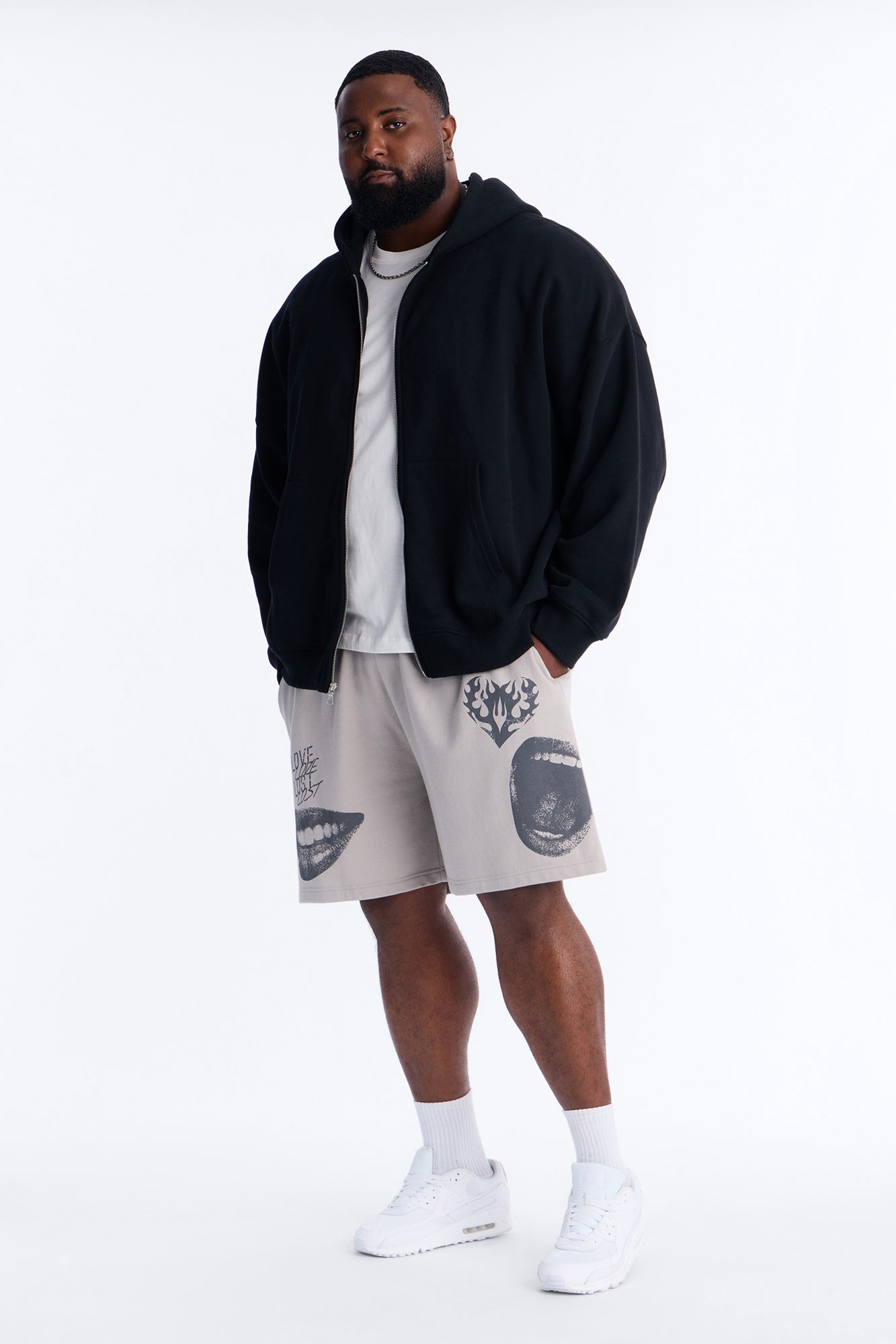 NYC College League Sweatshorts - Black