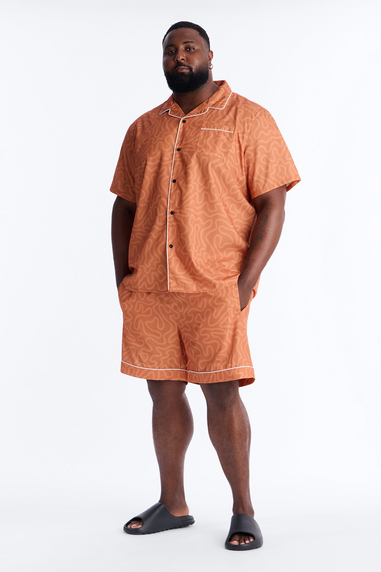 Relaxed Sienna Wave Short - Orange