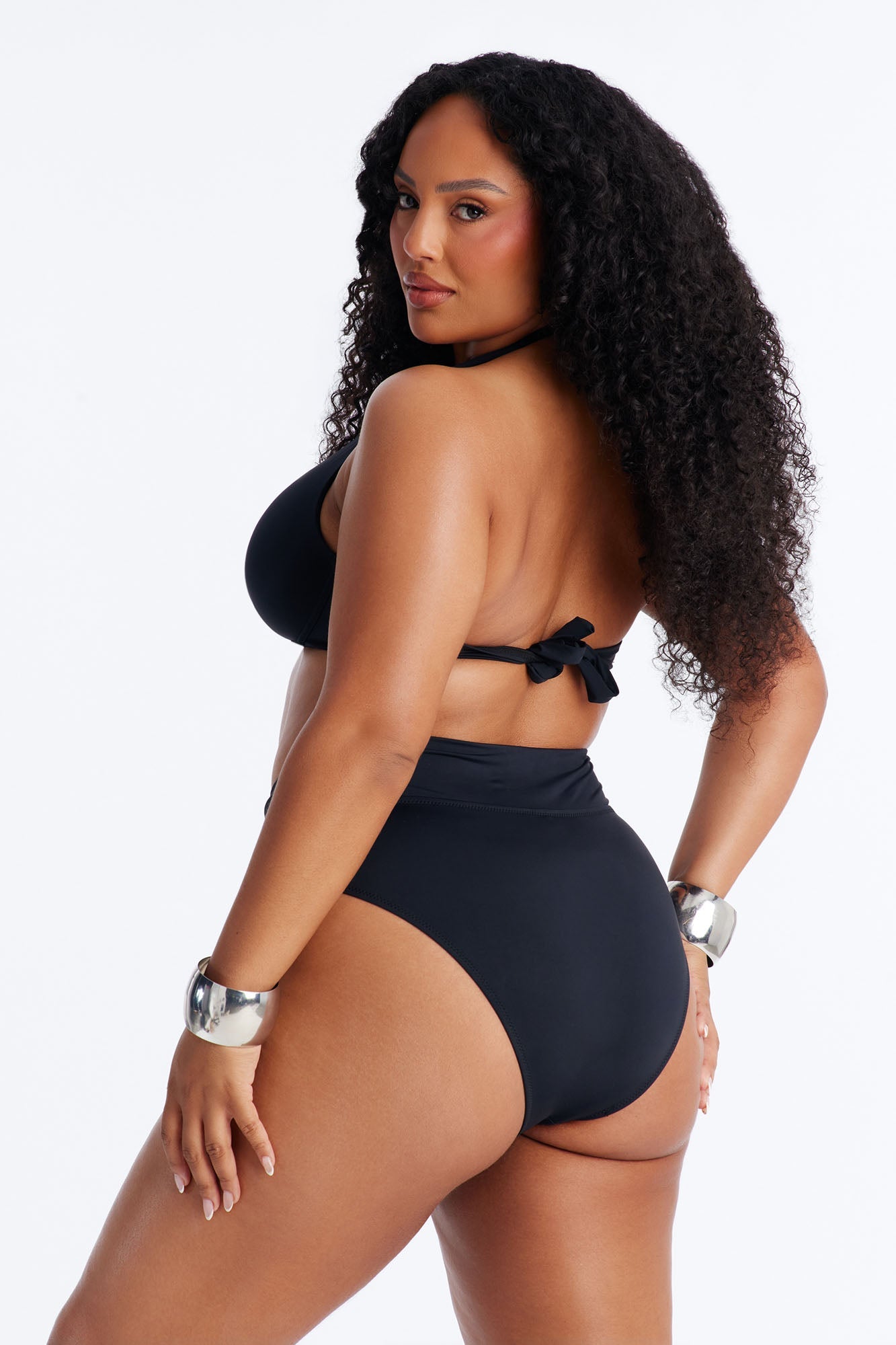 Margaritas At The Pool Hardware Underwire 2 Piece Bikini - Black Fashion Nova