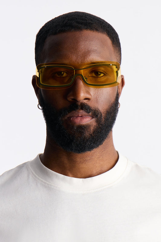 Snowy Alps Sunglasses - Yellow