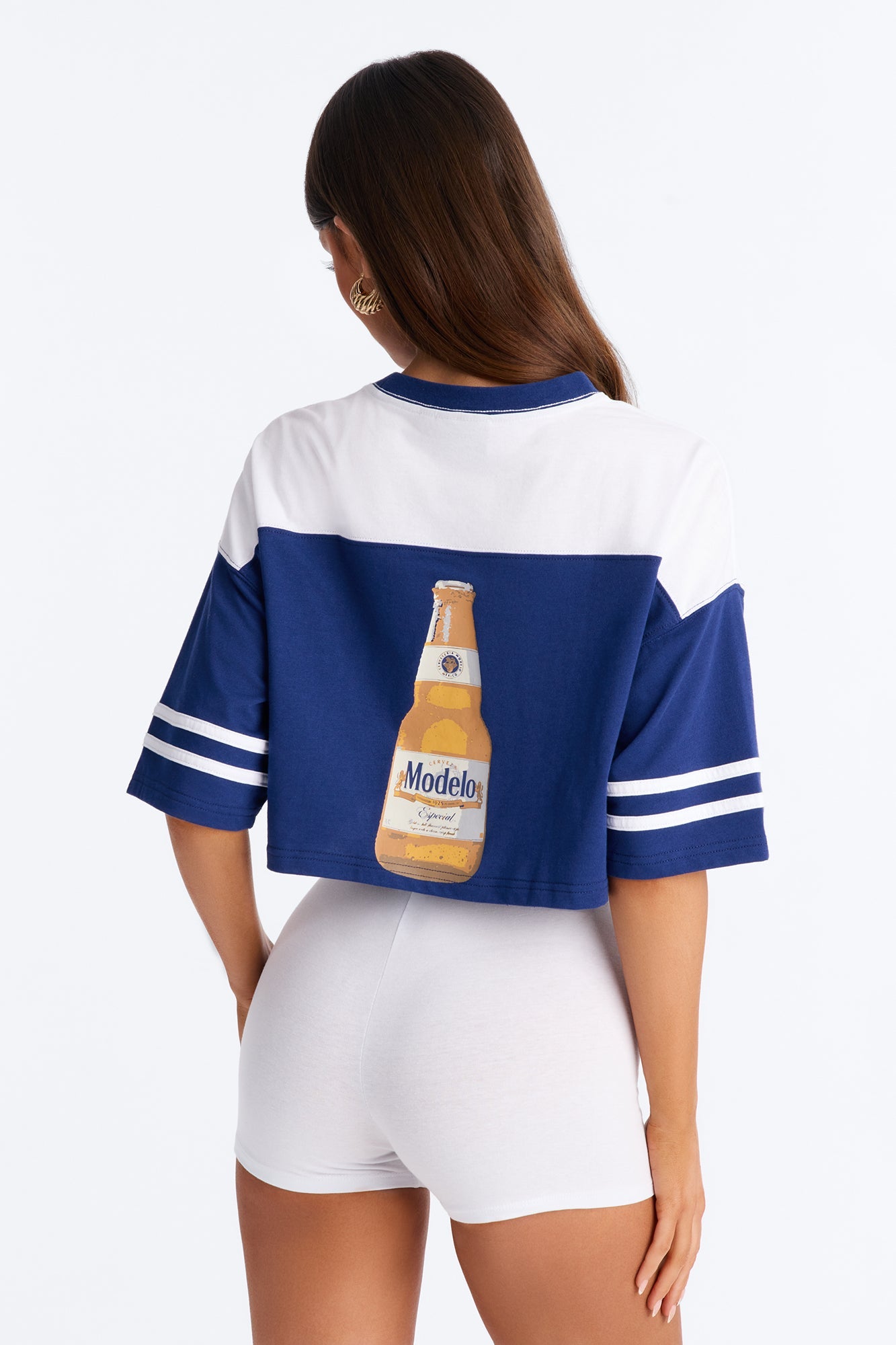 Modelo Collection Rhinestone Jersey - Navy Fashion Nova