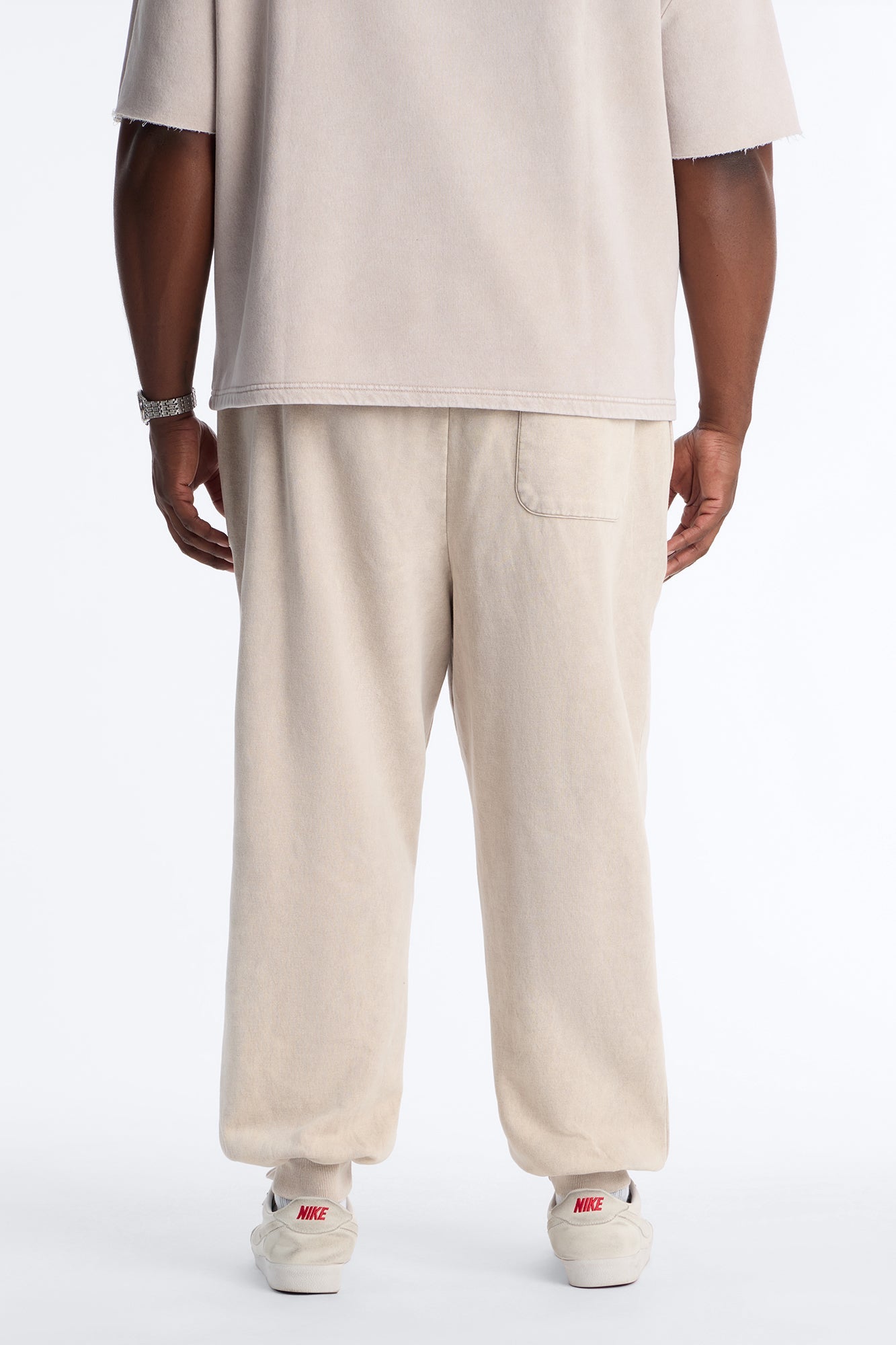 On The Go Washed Jogger - Taupe