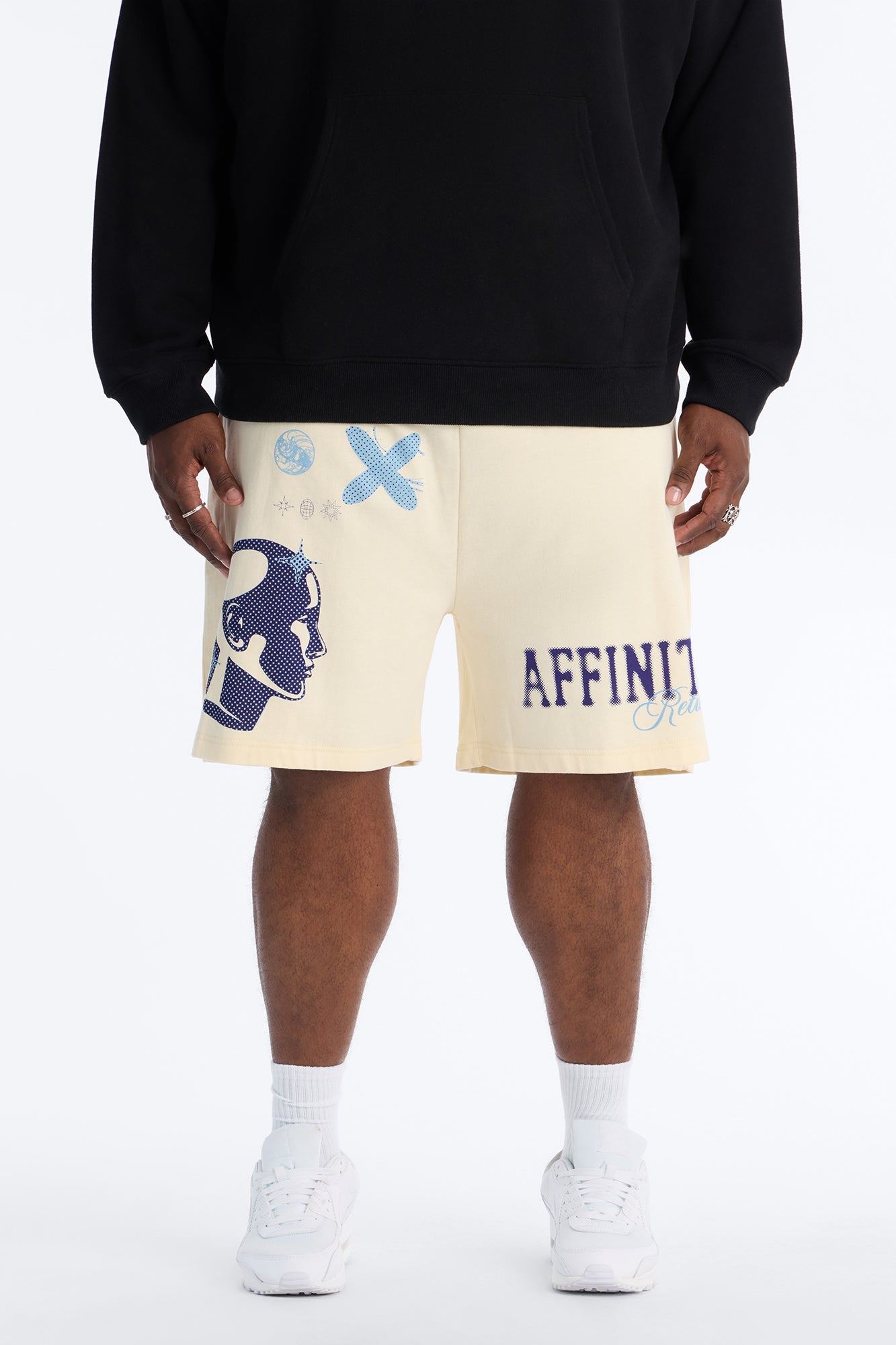 Natural Affinity Sweatshorts - Cream
