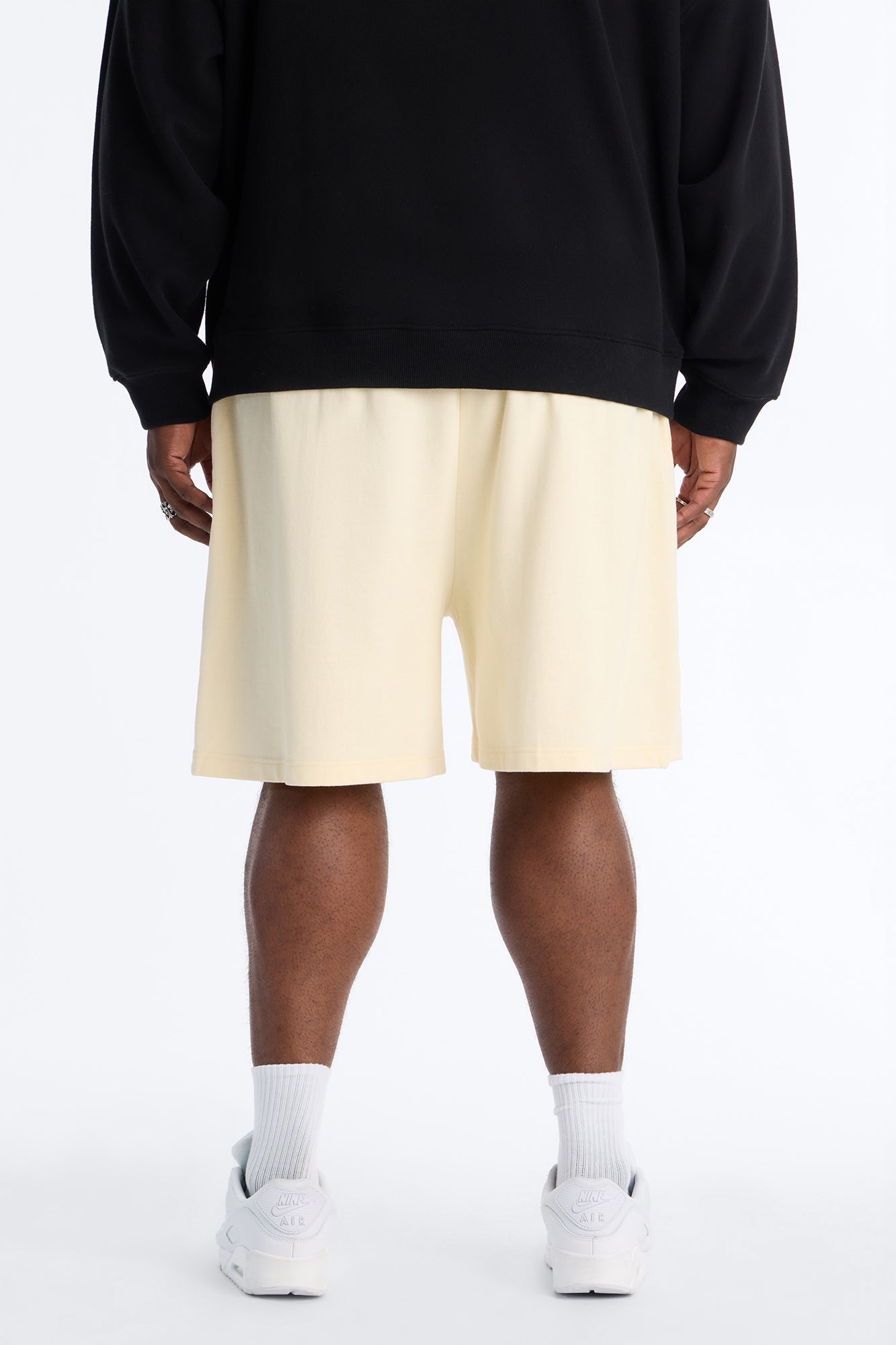Natural Affinity Sweatshorts - Cream