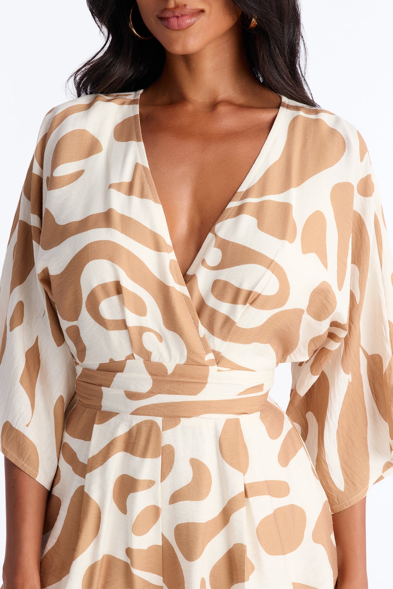 Santorini Days Romper - Taupe