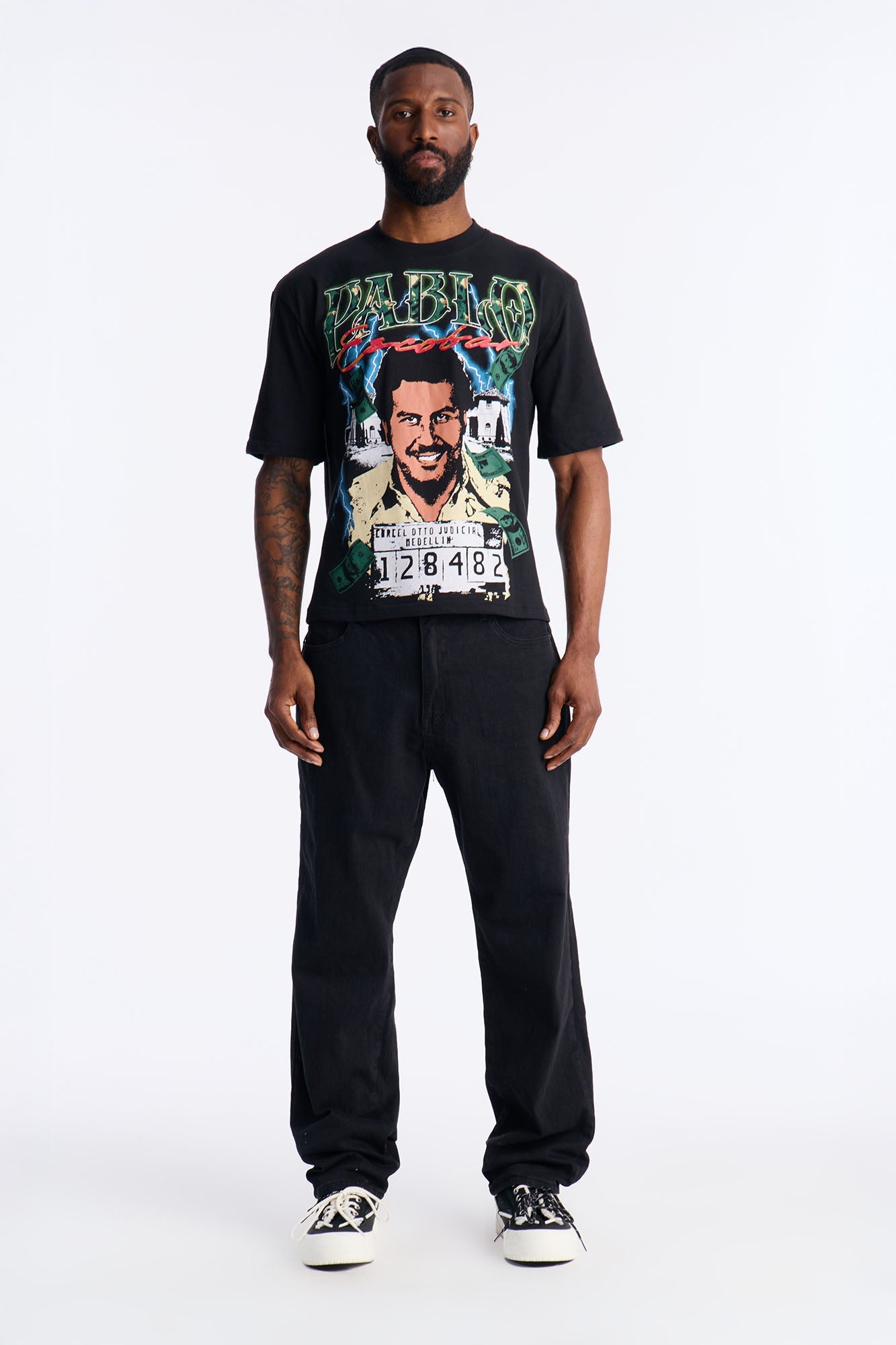 Don Pablo Escobar Short Sleeve Tee - Black
