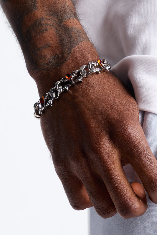Heatwave Chain Bracelet - Silver