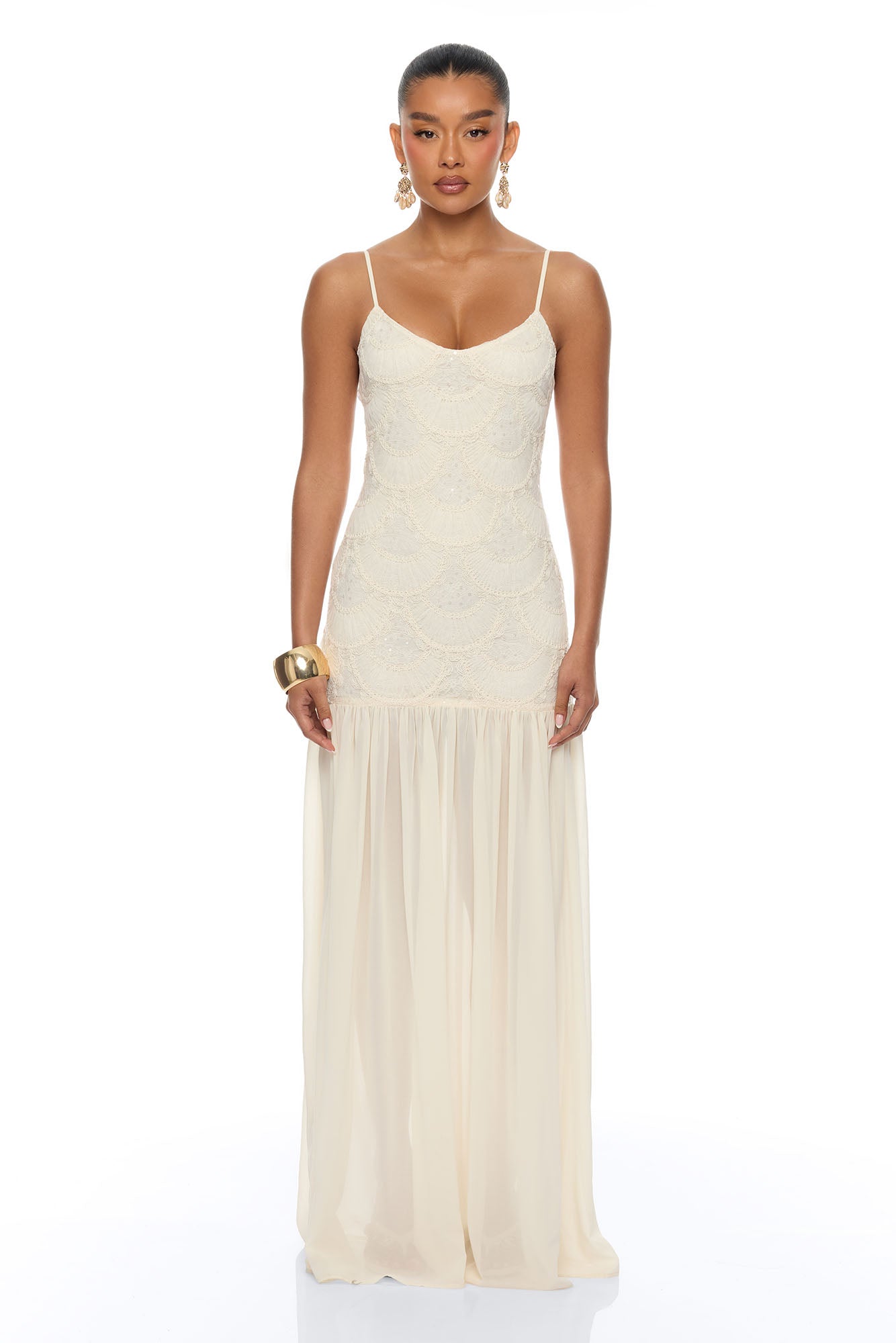 Angelic Energy Maxi Dress - Ivory