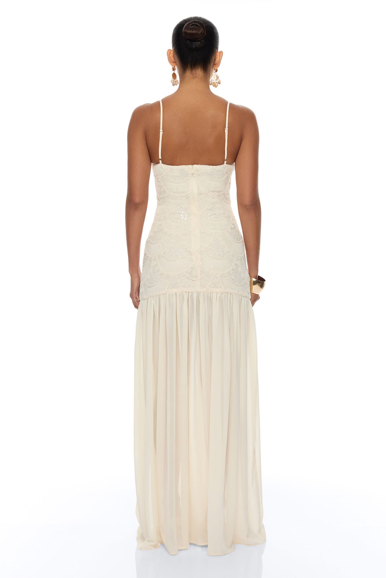 Angelic Energy Maxi Dress - Ivory NEWFASHIONEDGE