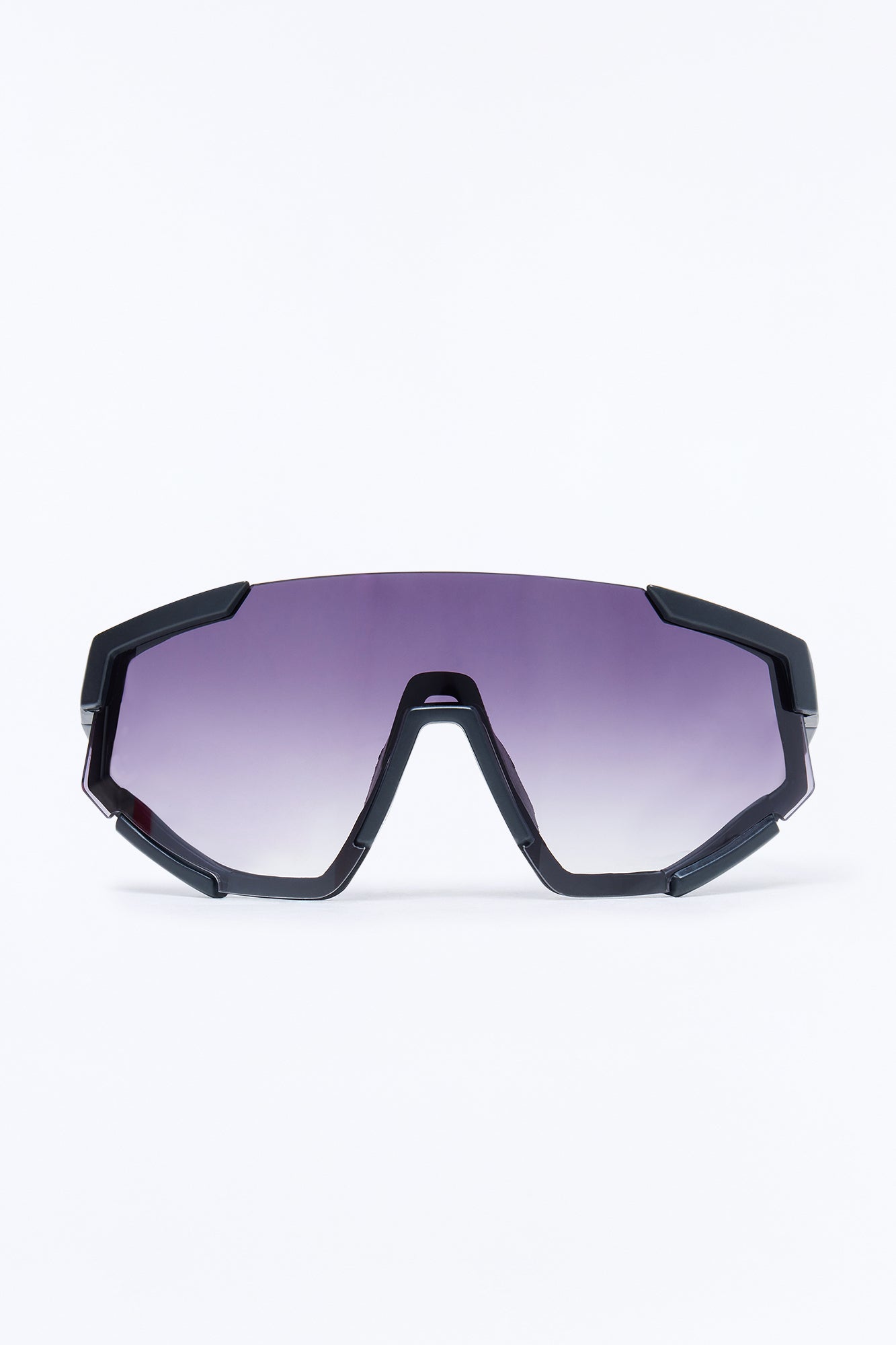 Striving Forward Sport Wrap Sunglasses - Black/Red