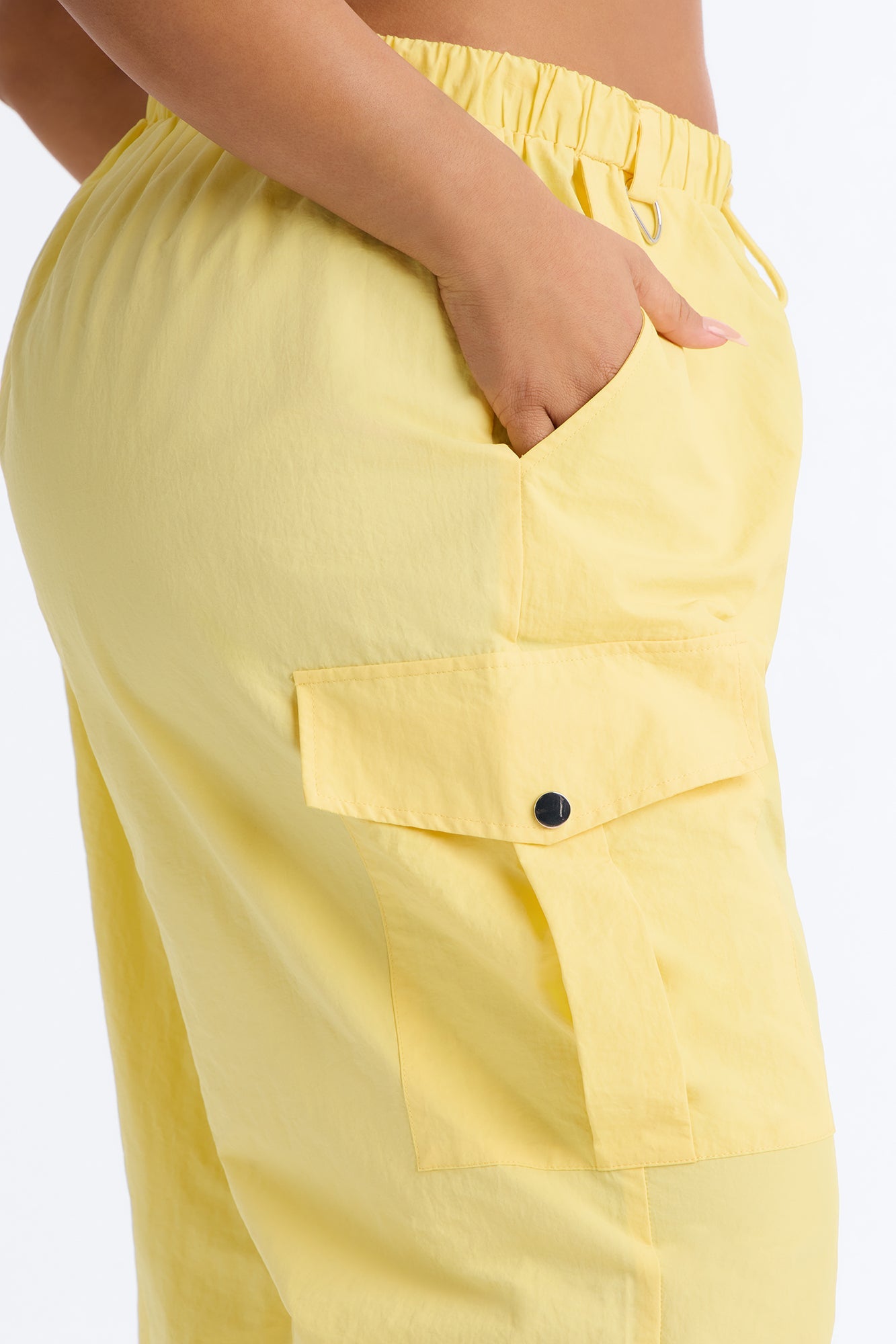 Girl Crush Parachute Pant - Yellow Fashion Nova
