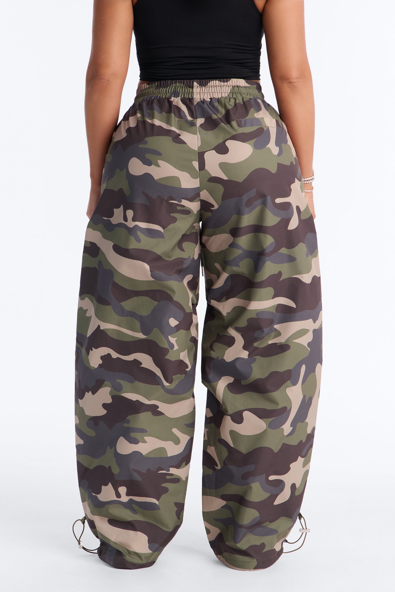 Can't See Me Camo Barrel Leg Joggers 30″ - Camouflage