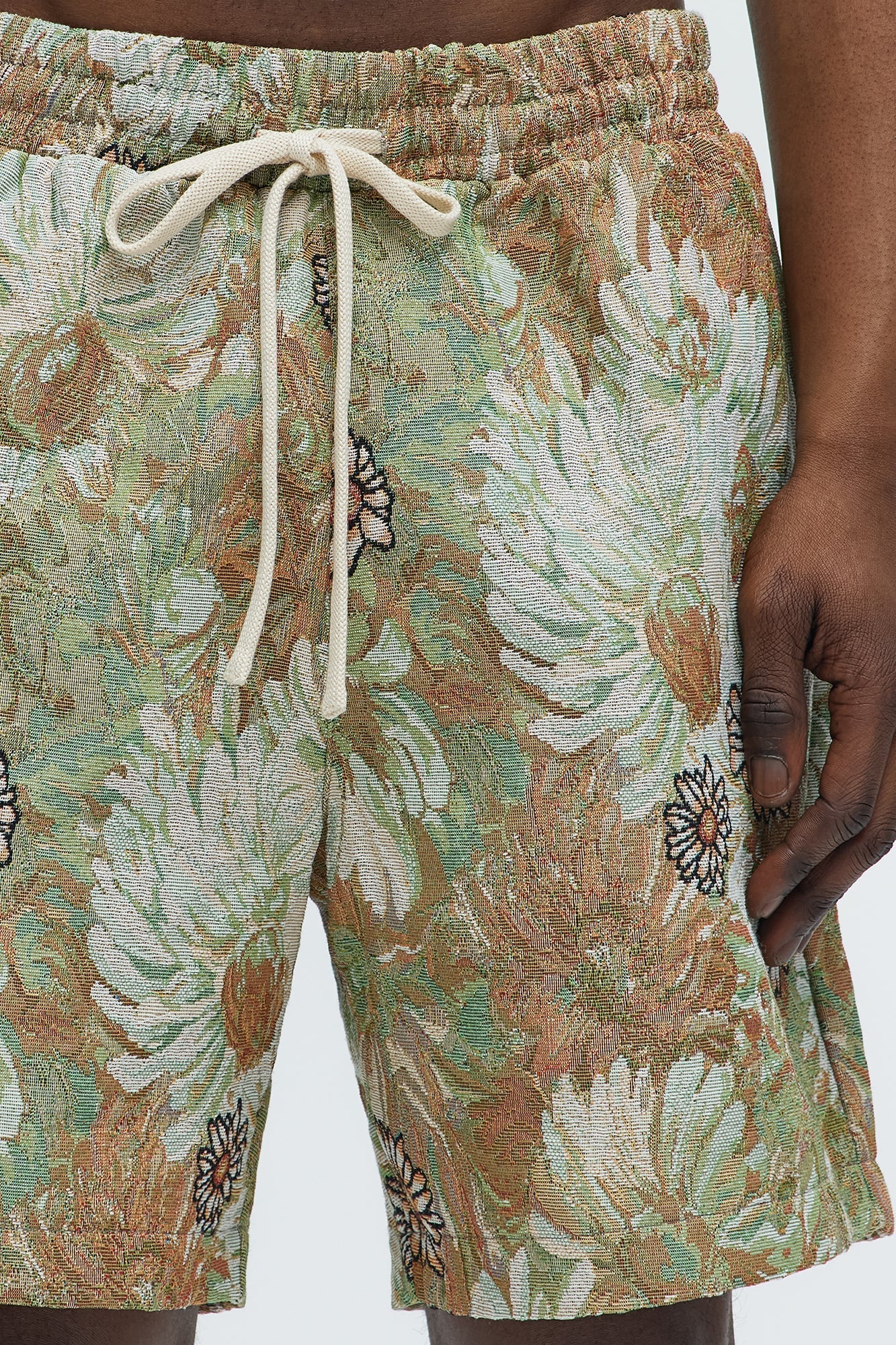 Judas Tapestry Shorts - Green/combo