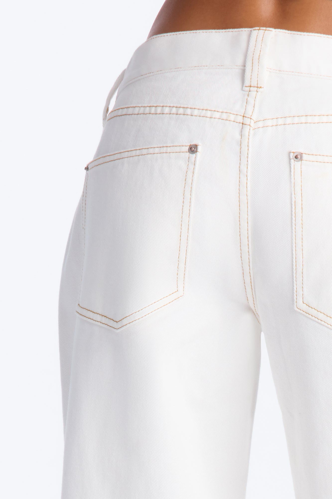 After Hours Low Rise Baggy Jeans - White Fashion Nova