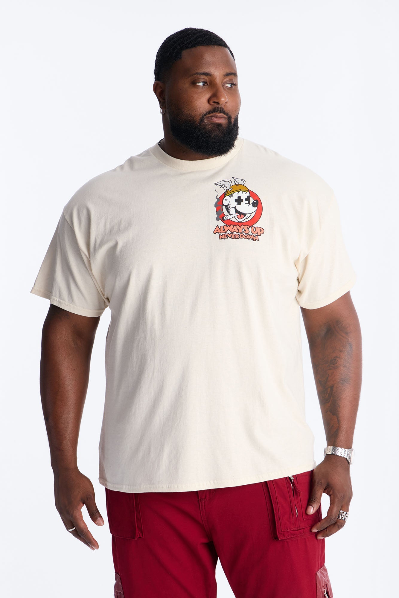Always Up Short Sleeve Tee - Natural