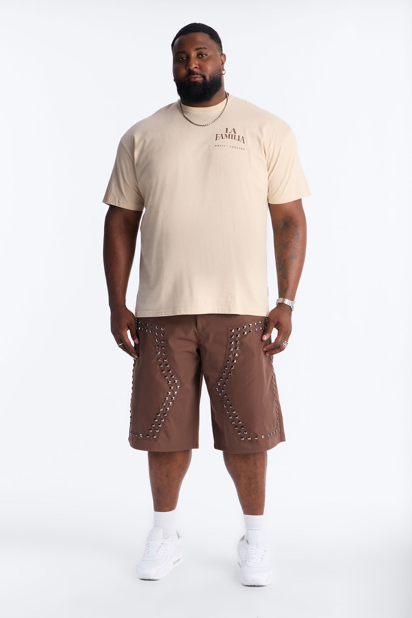 La Familia Virgin Mary Short Sleeve Tee - Cream