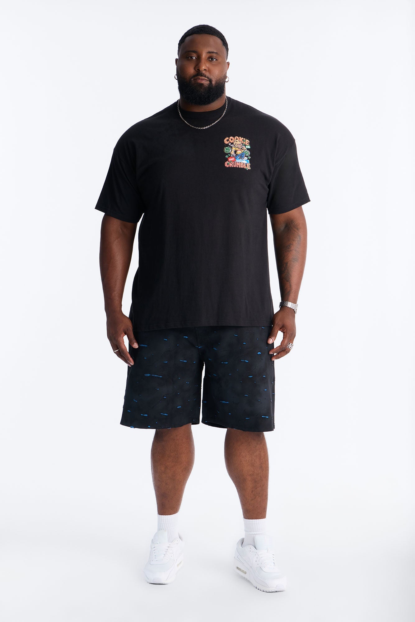 This Way Cookie Crumble Short Sleeve Tee - Black