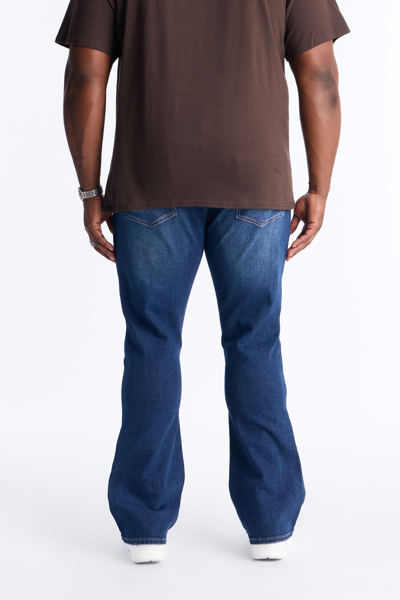 Essential Stacked Skinny Flare Stretch Jean - Dark Wash