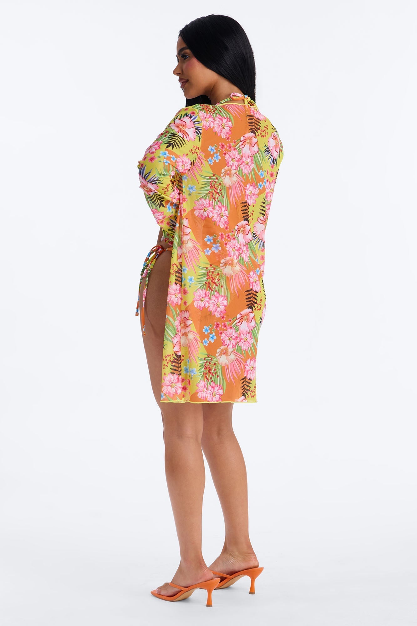 Let's Get Away Together Bikini And Coverup - Multi Color NEWFASHIONEDGE