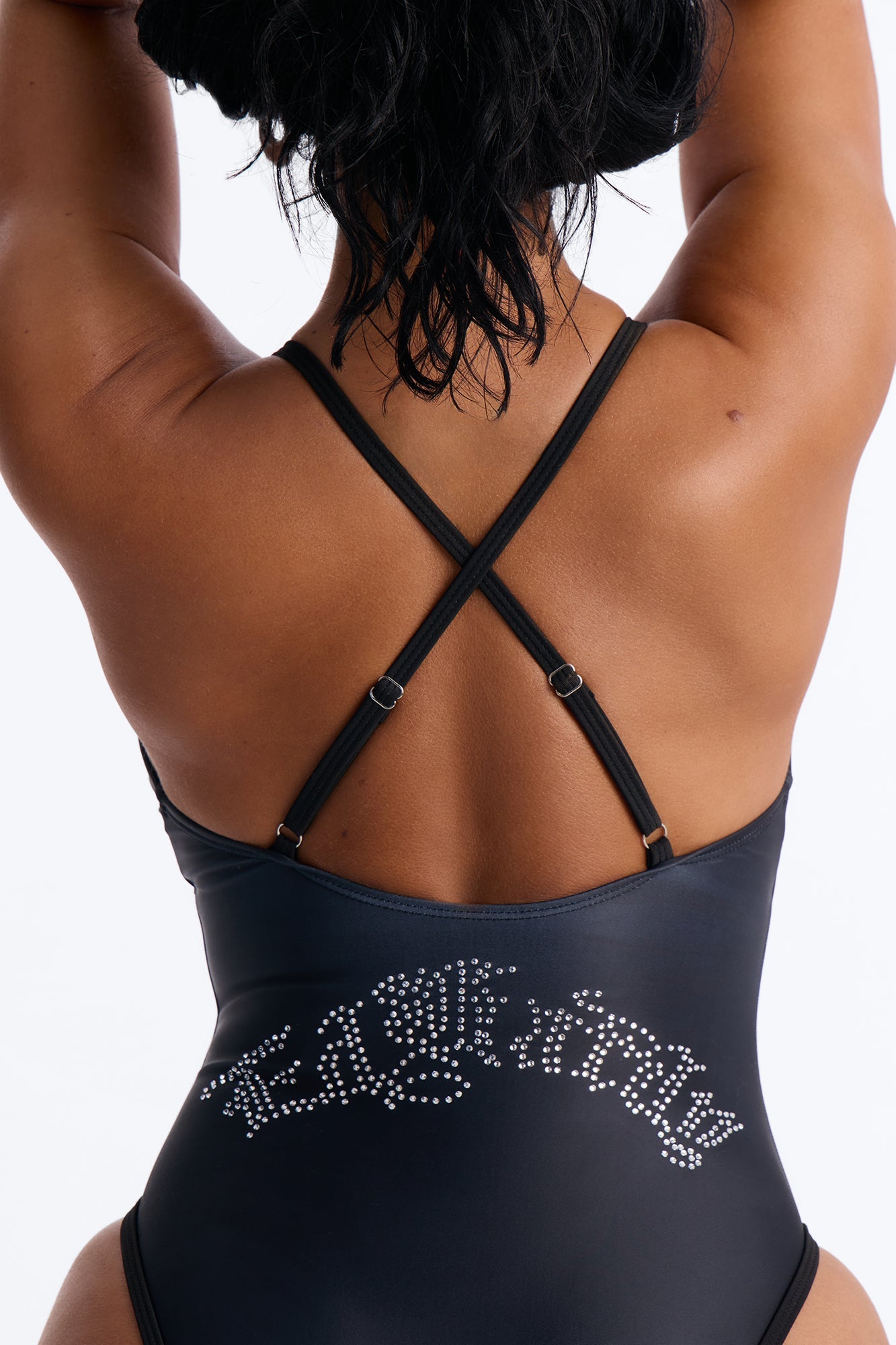 Ed Hardy Roses & Panther 1 Piece Swimsuit - Black NEWFASHIONEDGE