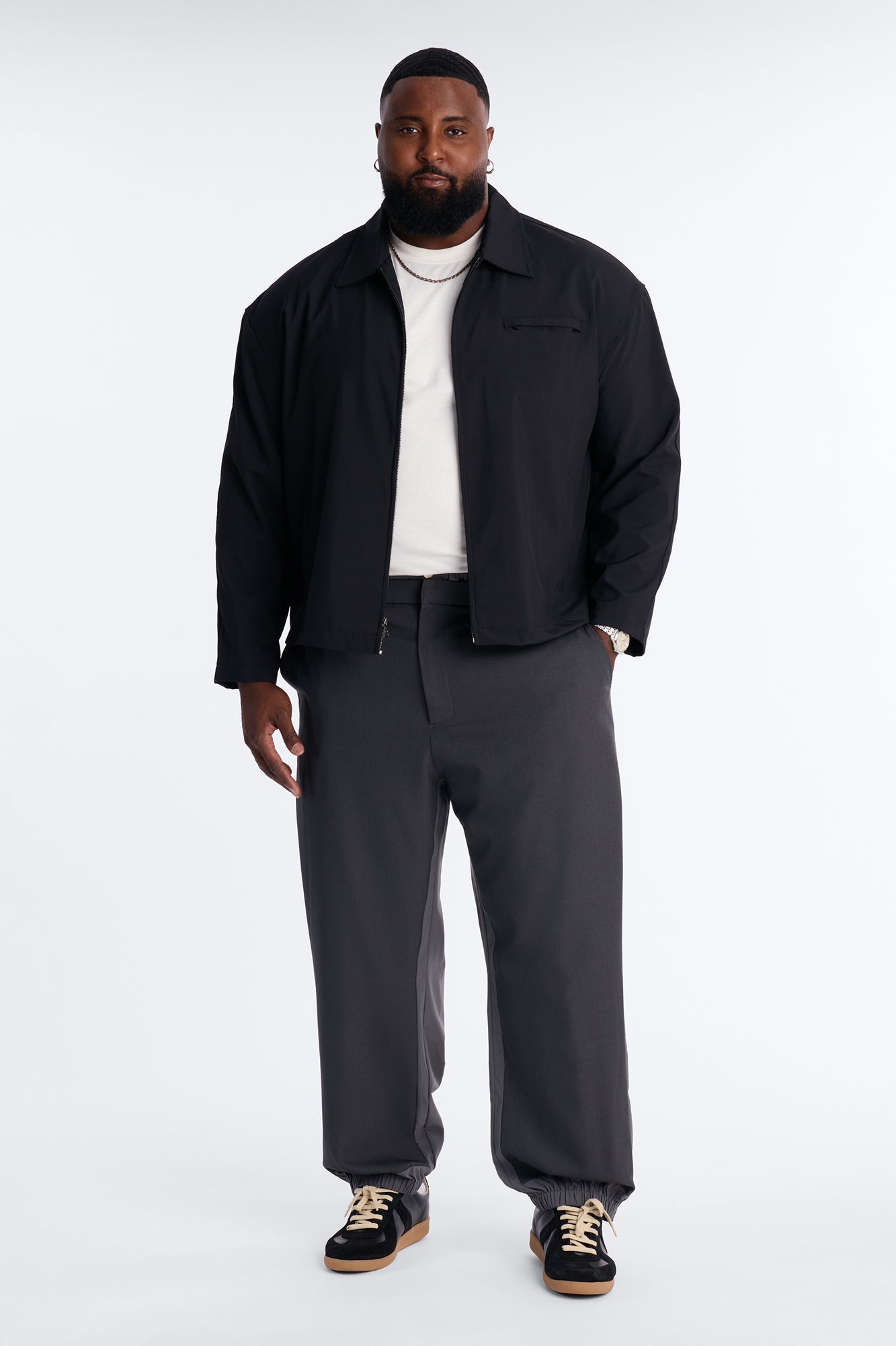 Straight Montalvo Mixed Worlds Trouser - Grey