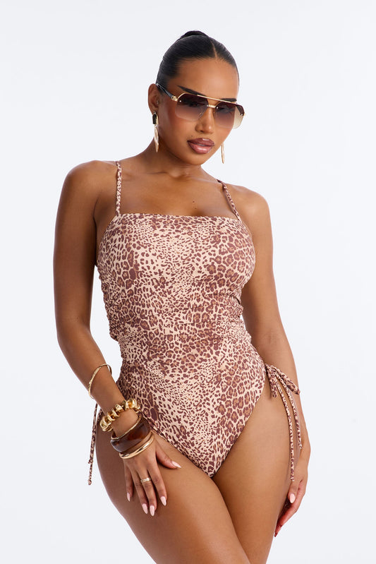 Wild Wave Leopard 1 Piece Swimsuit - Leopard Fashion Nova