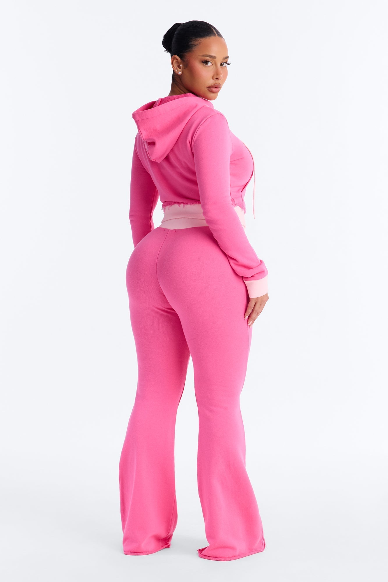 Keeping Up With Me Pant Set - Pink