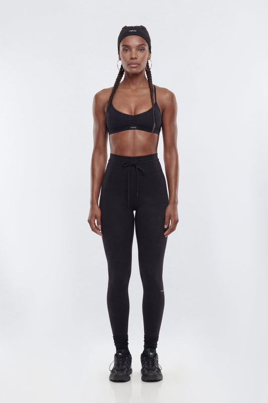 ProStretch™ 27″ High Rise Drawstring Legging - Black