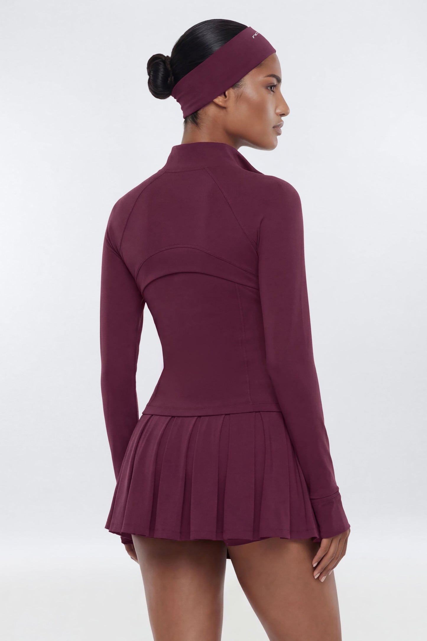 ProStretch™ Front Zip Sports Jacket - Merlot