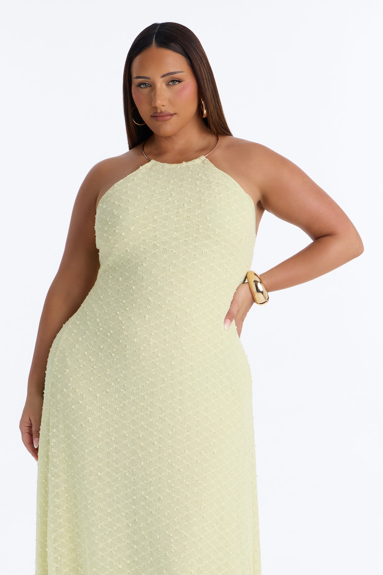 Caribbean Shores Maxi Dress - Yellow NEWFASHIONEDGE