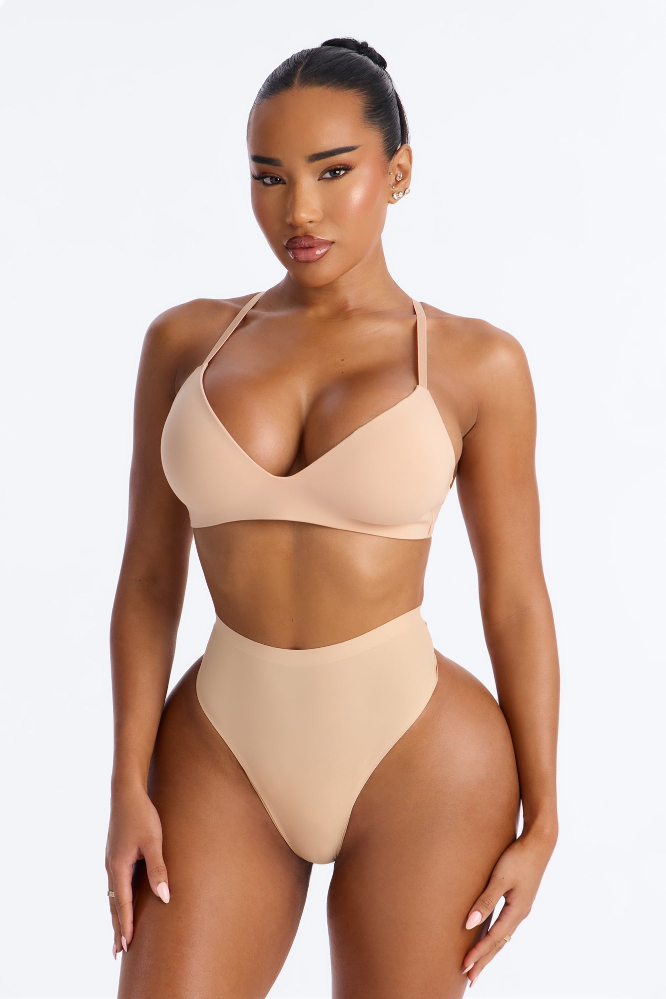 Let Me Live Wireless Bra - Nude Fashion Nova