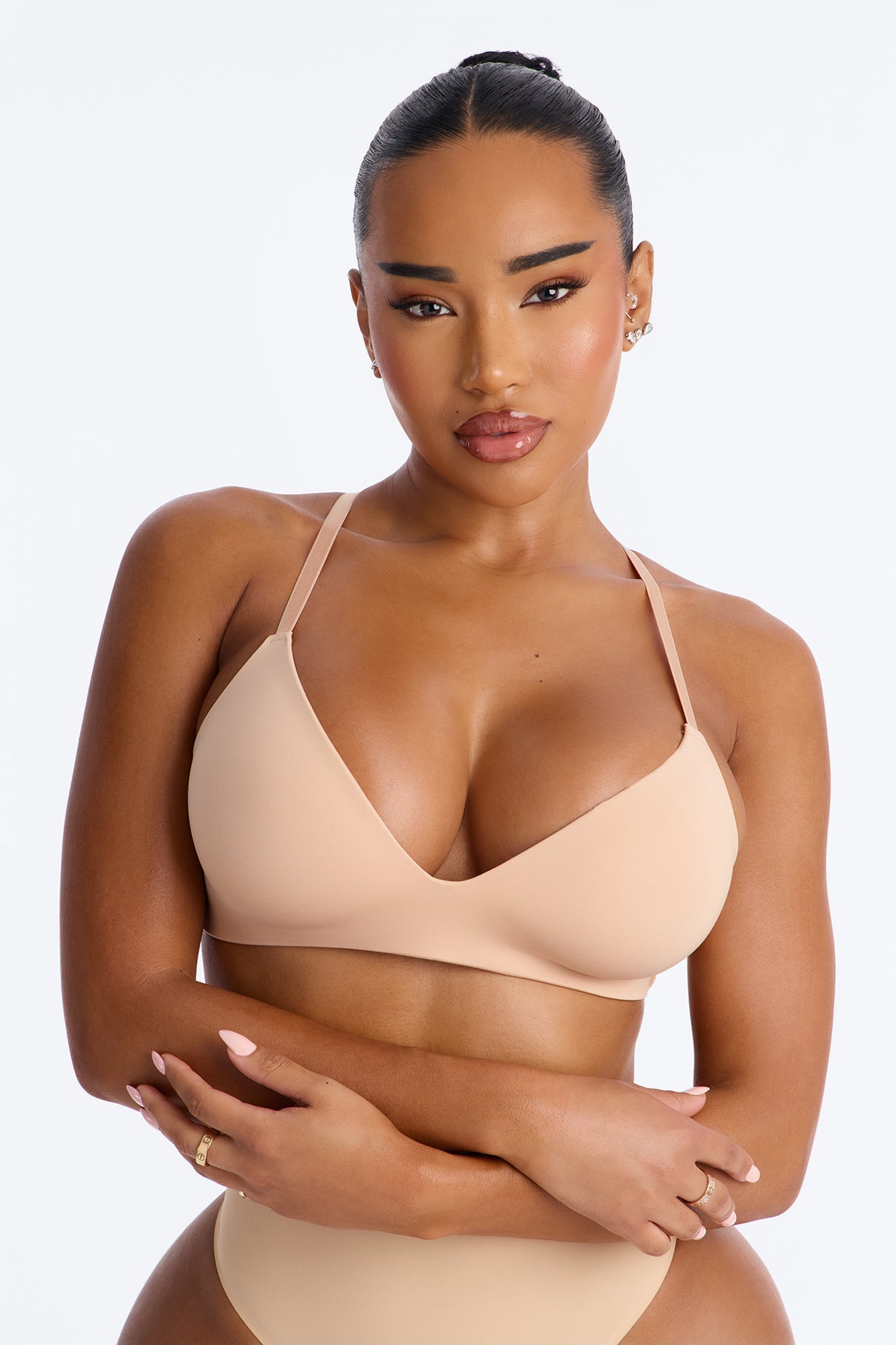 Let Me Live Wireless Bra - Nude Fashion Nova
