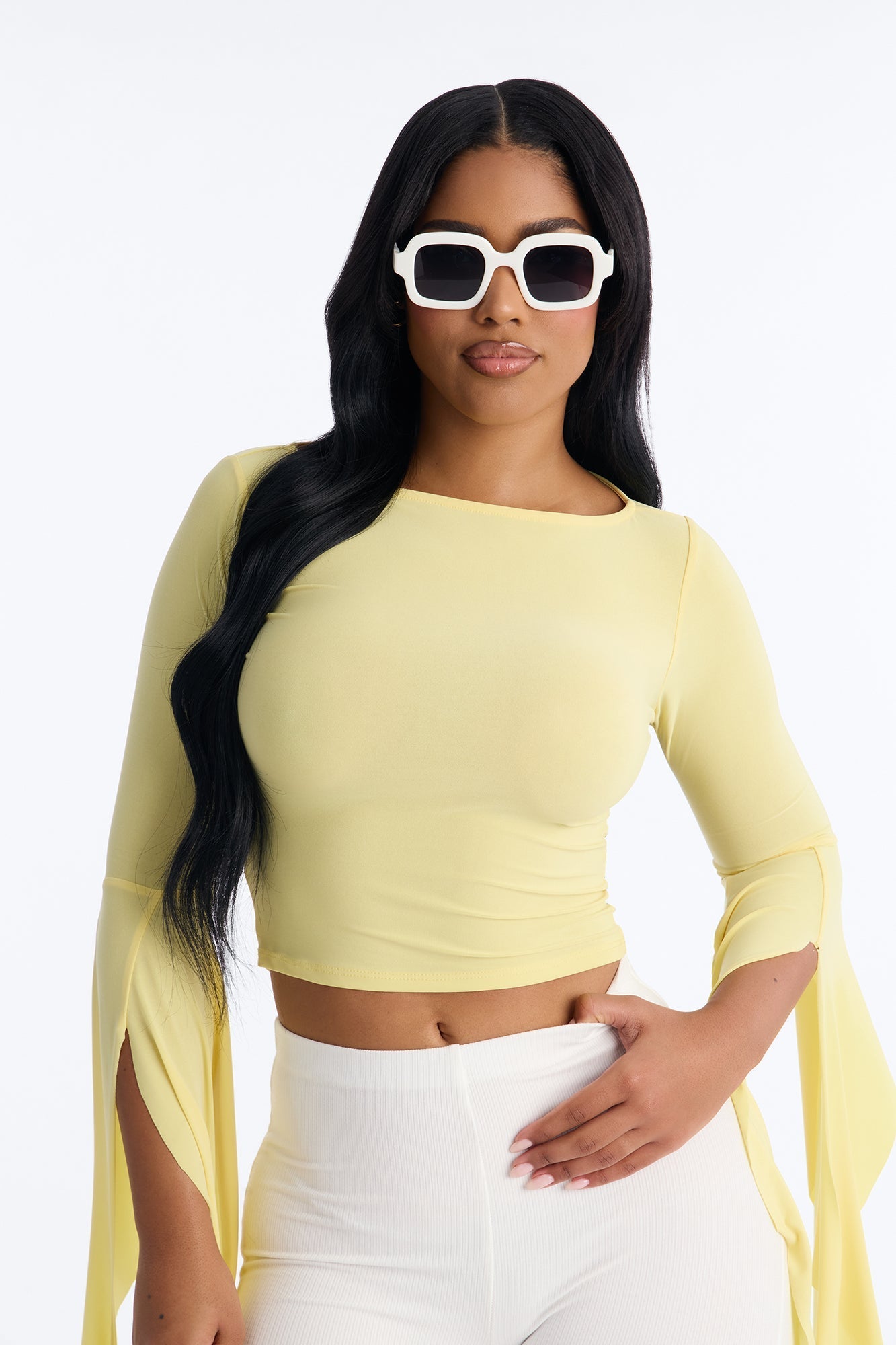 Got What I Want Sunglasses - White NEWFASHIONEDGE