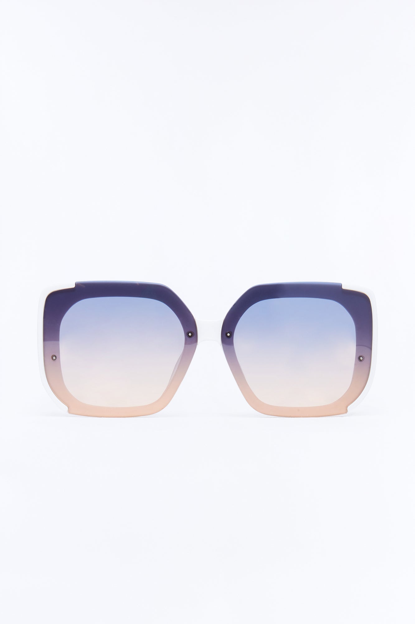Finding My Way Sunglasses - White/combo NEWFASHIONEDGE