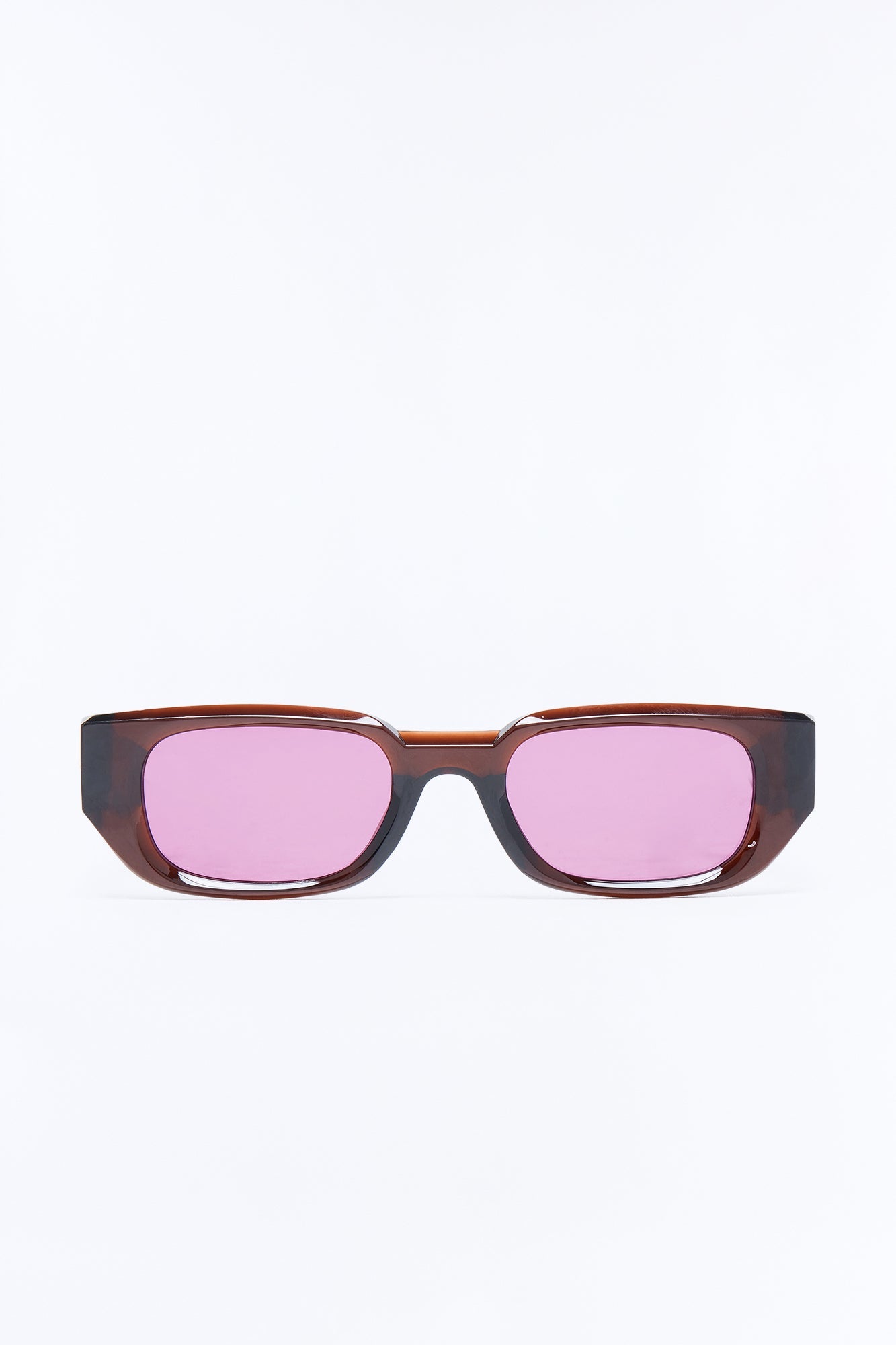 Crossing Lines Sunglasses - Burgundy