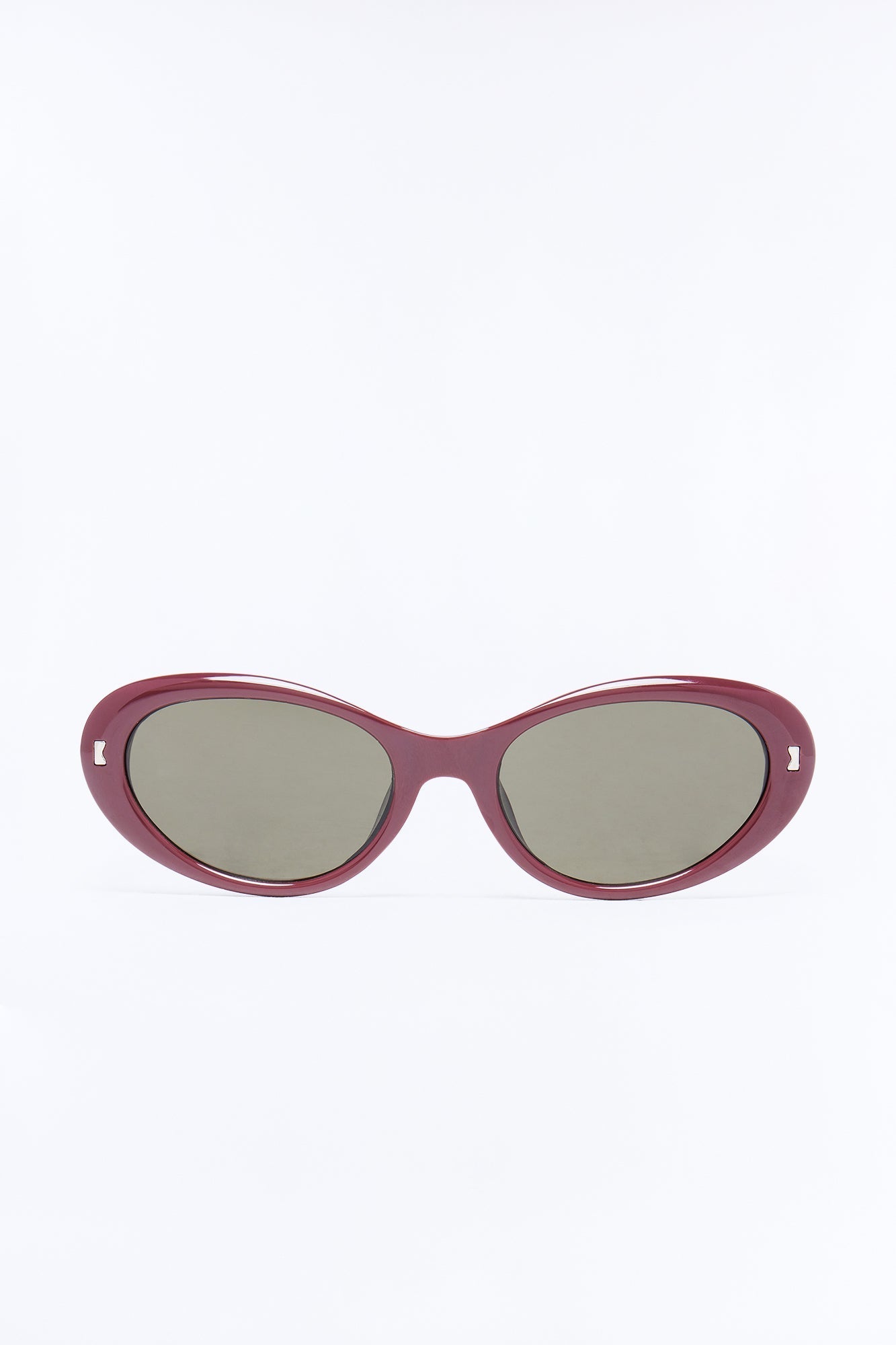 Looking Like A Lady Sunglasses - Burgundy NEWFASHIONEDGE