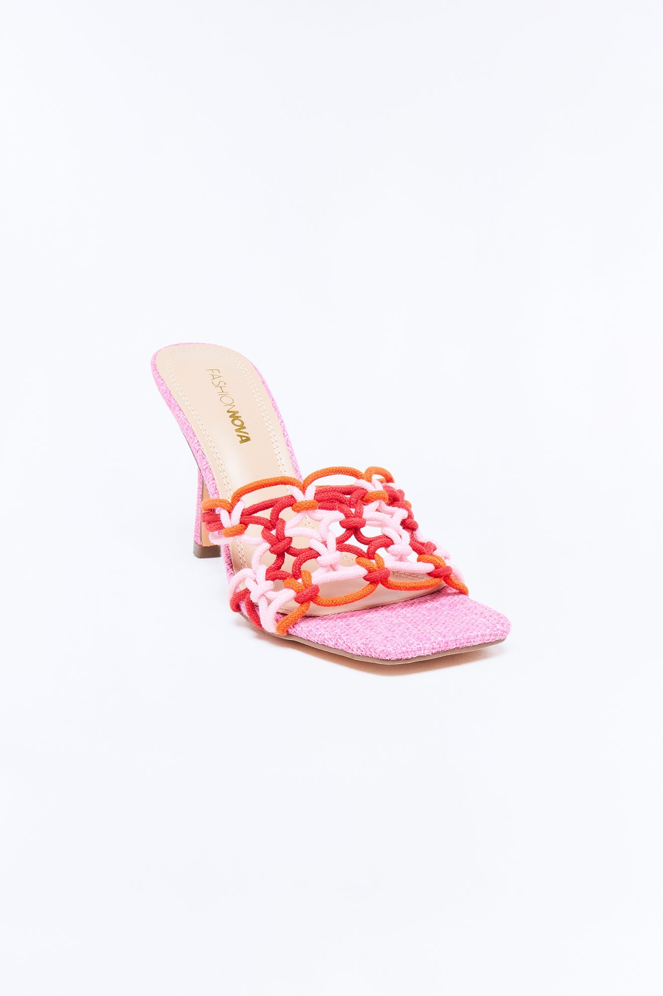 Rosetta Braided Strap Heels - Red Fashion Nova